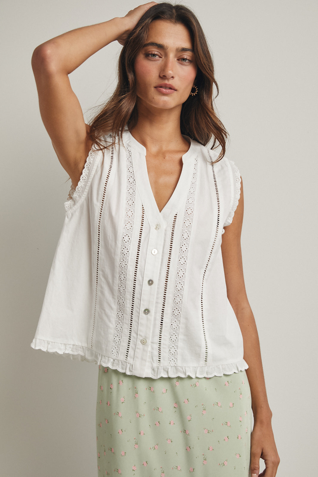 Emory Lace Cotton Top