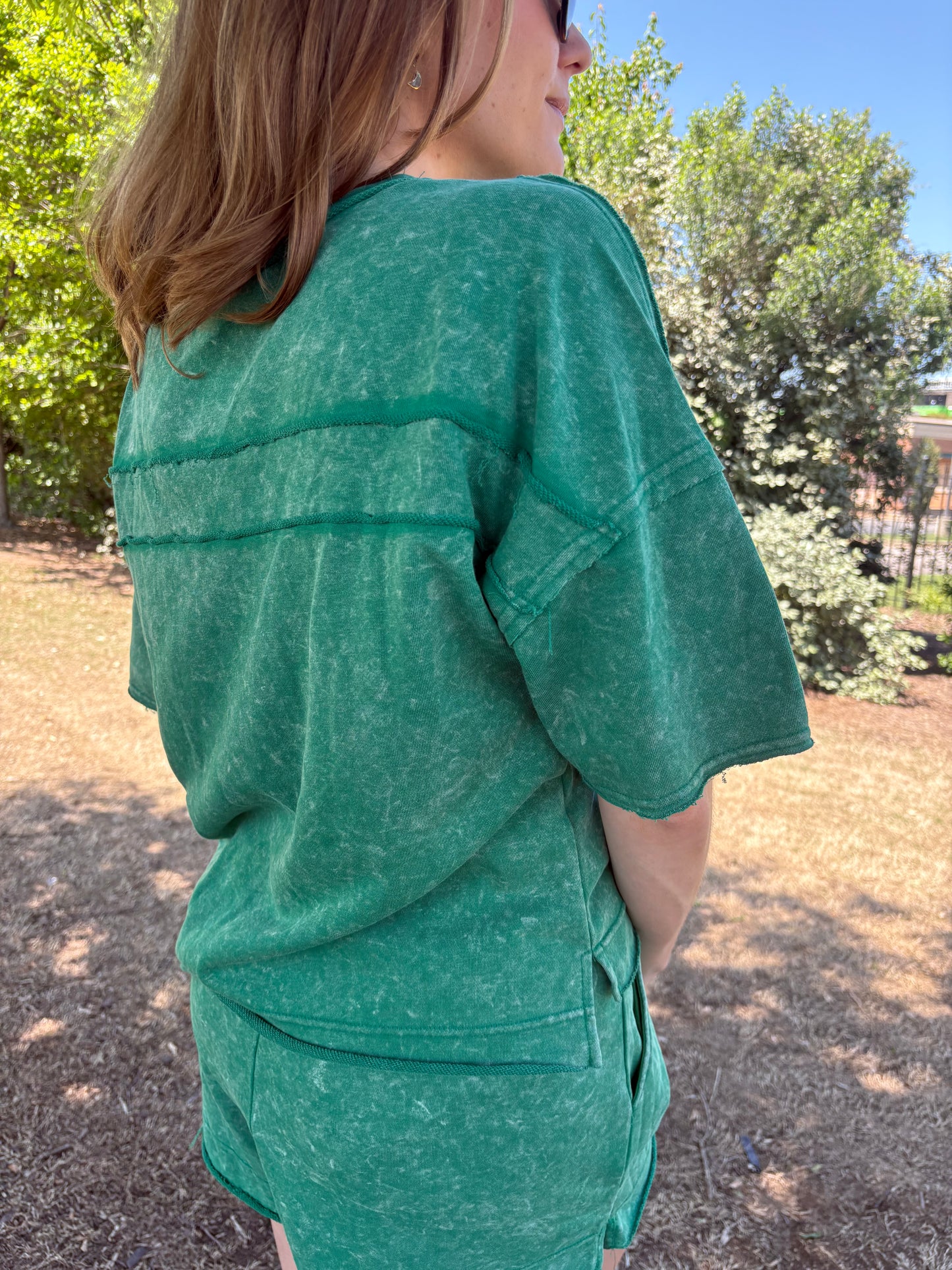 Mazzy Mineral Washed Green Set