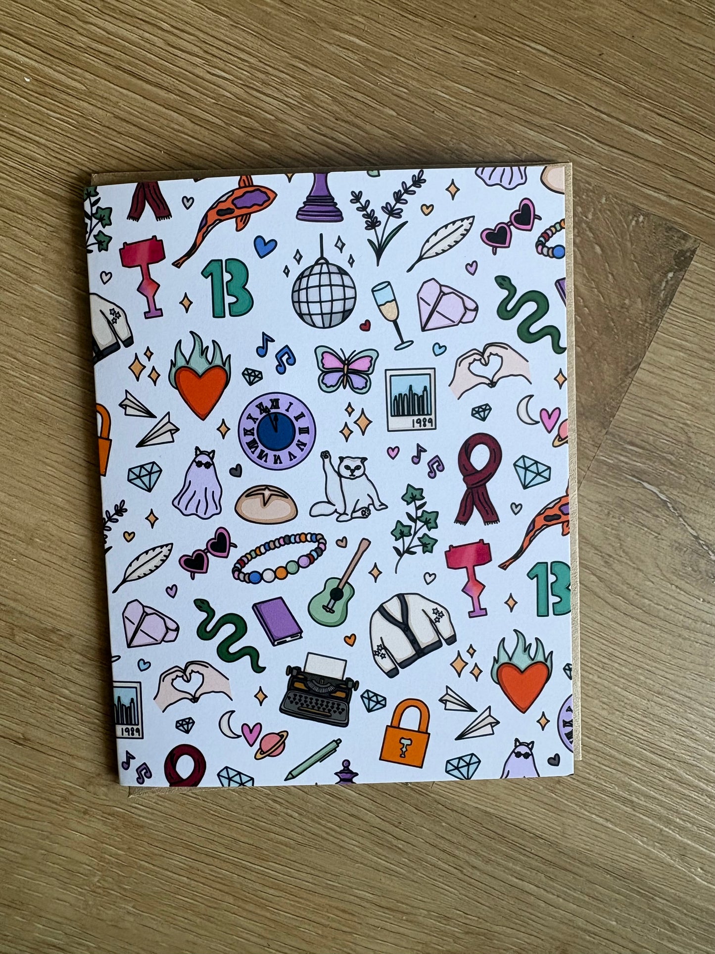 Eras Doodle Greeting Card