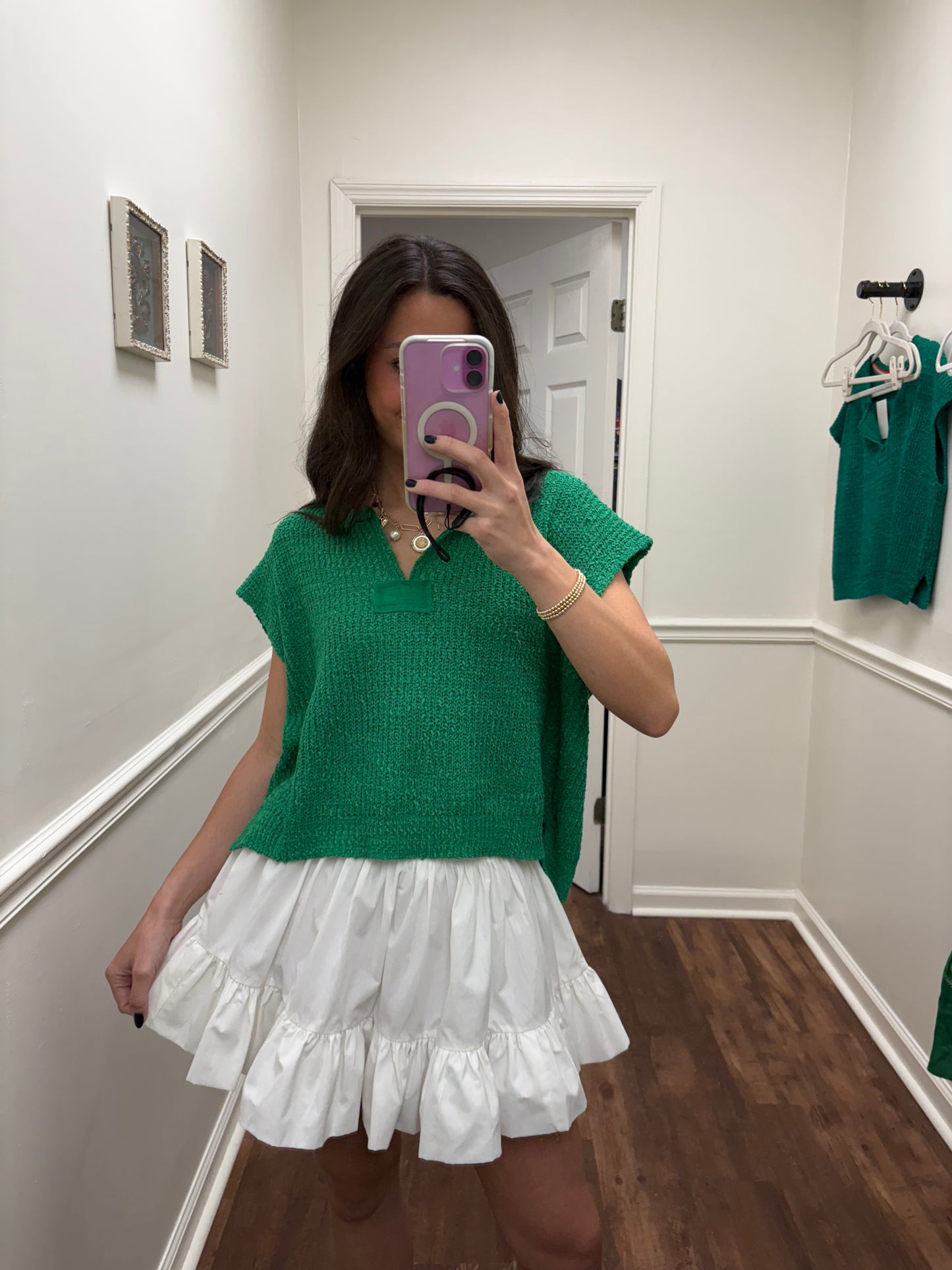 Frannie White Mini Skirt