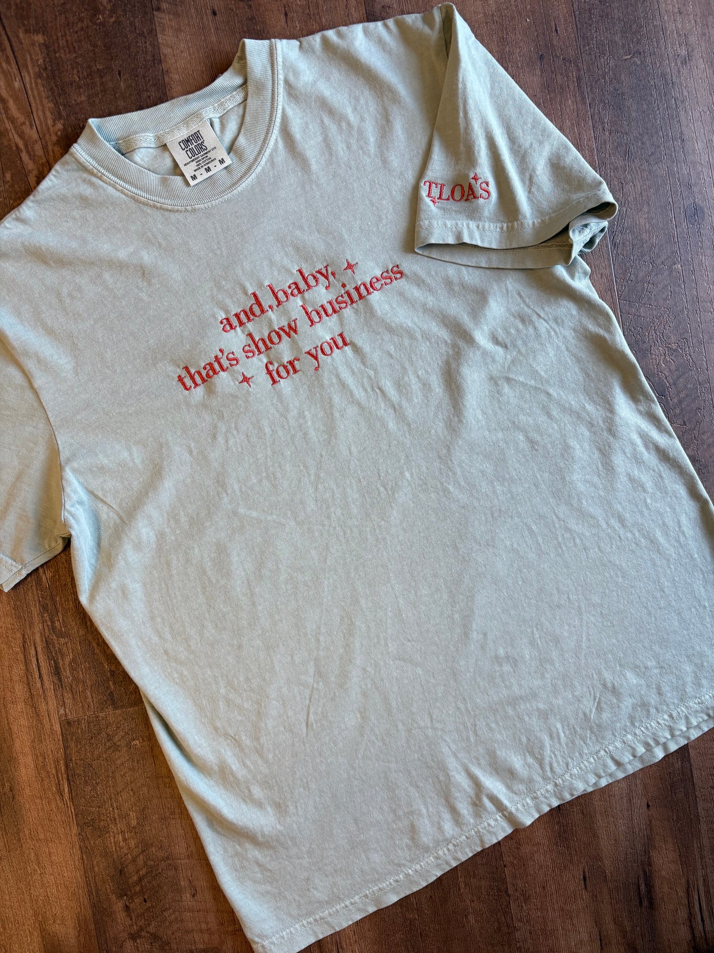 Show Business Bay Embroidered Tee