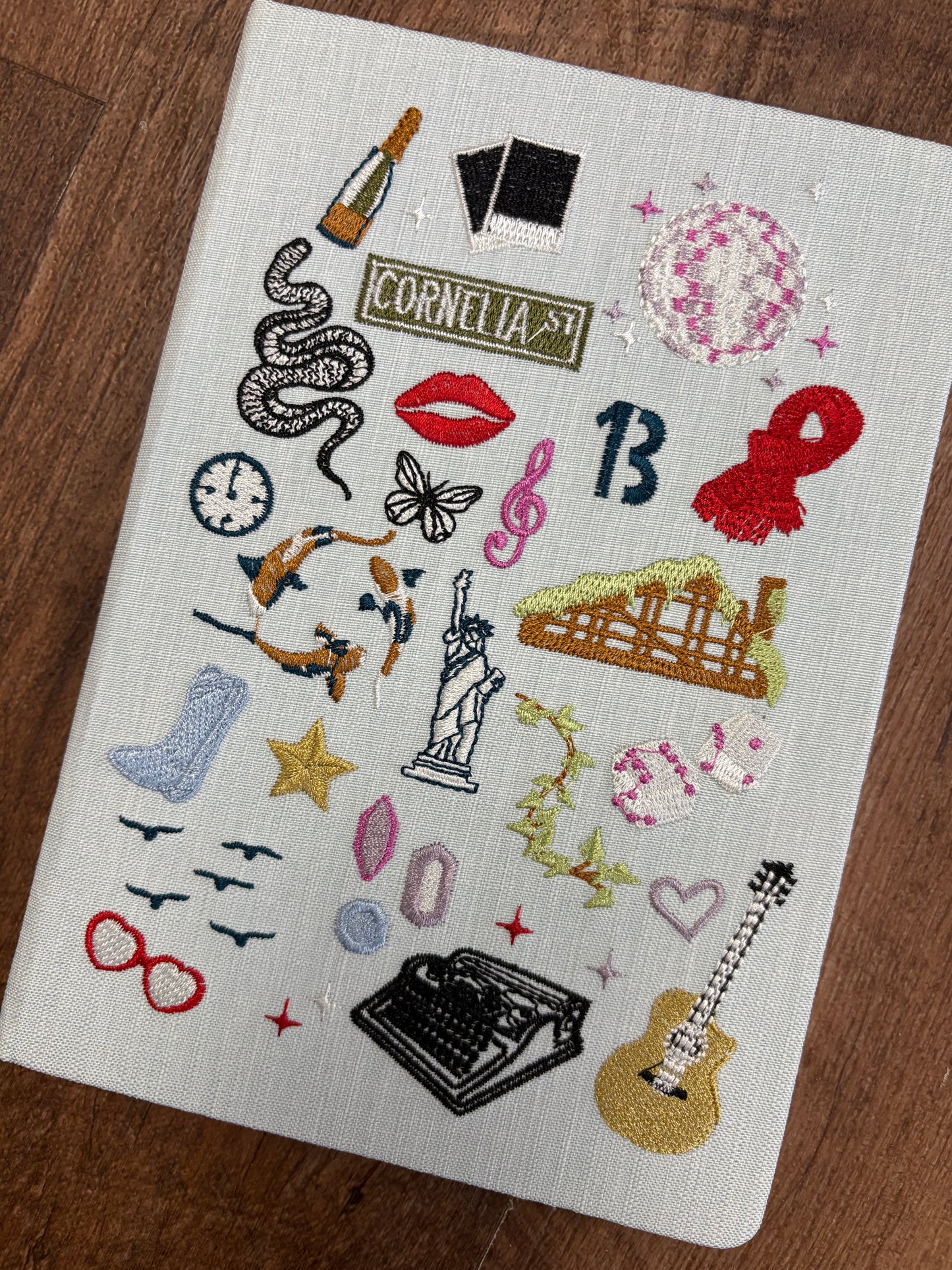Eras Embroidered Notebook