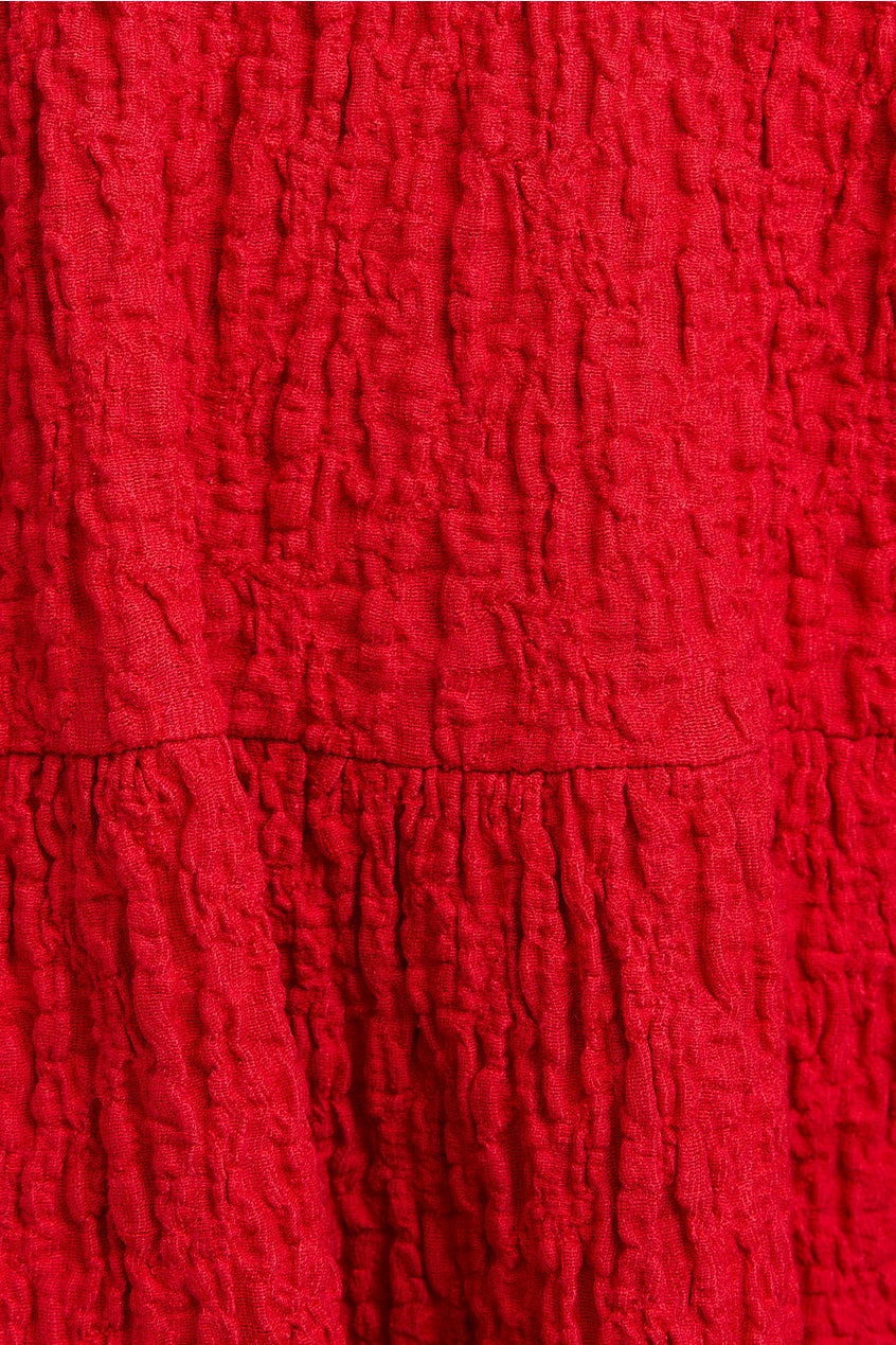 Phoebe Red Mini Dress