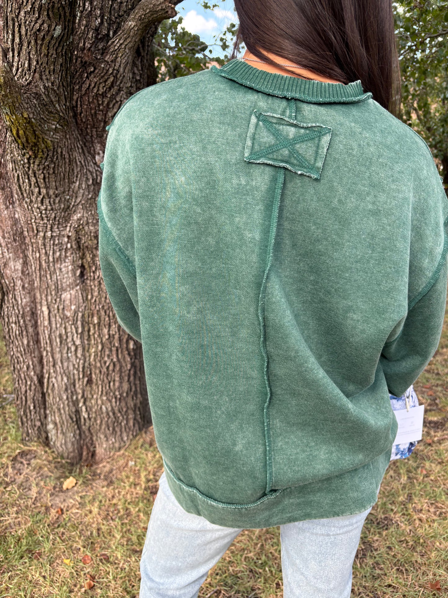 Cait Dark Green Pullover