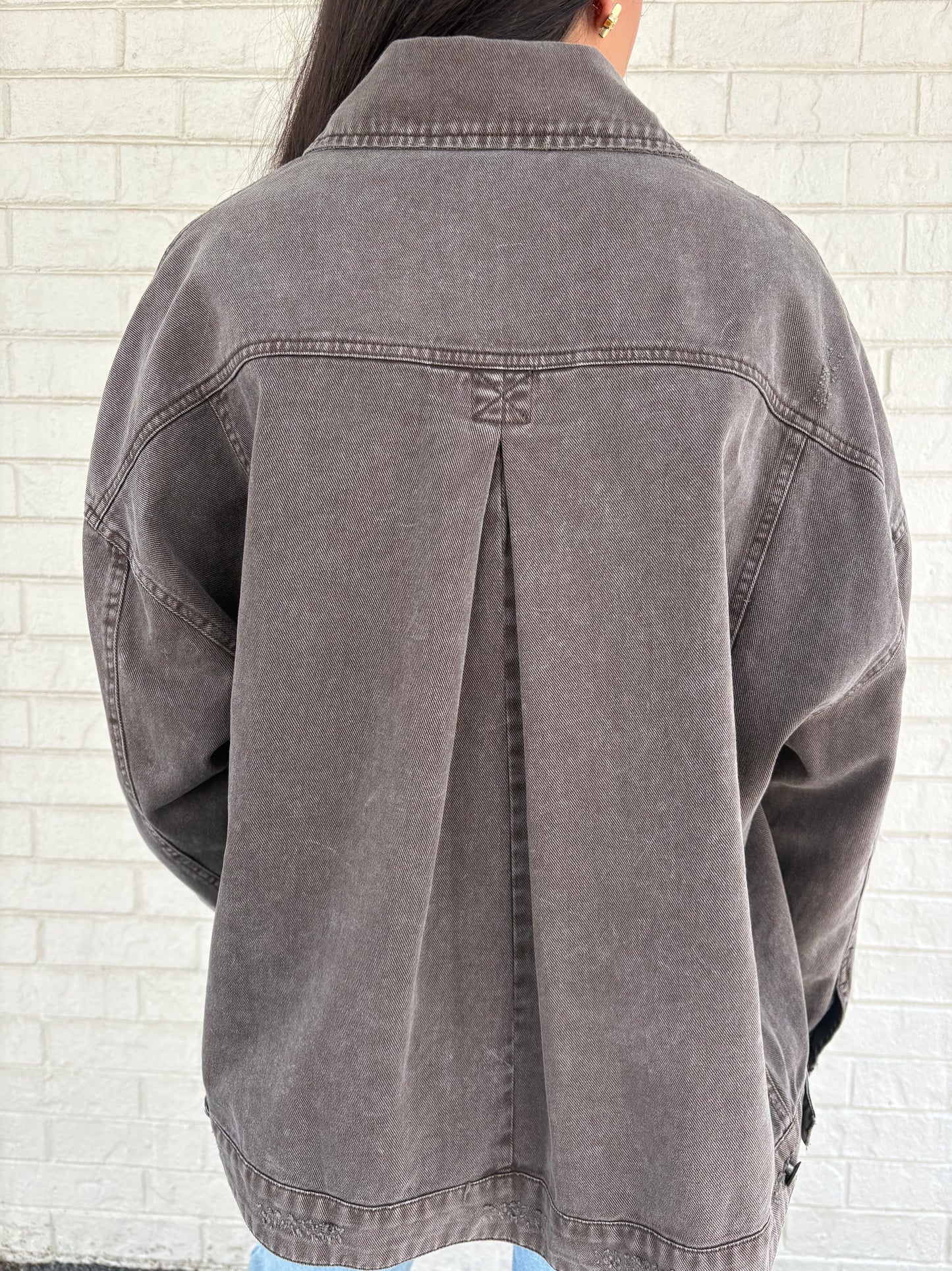 Espresso Denim Jacket