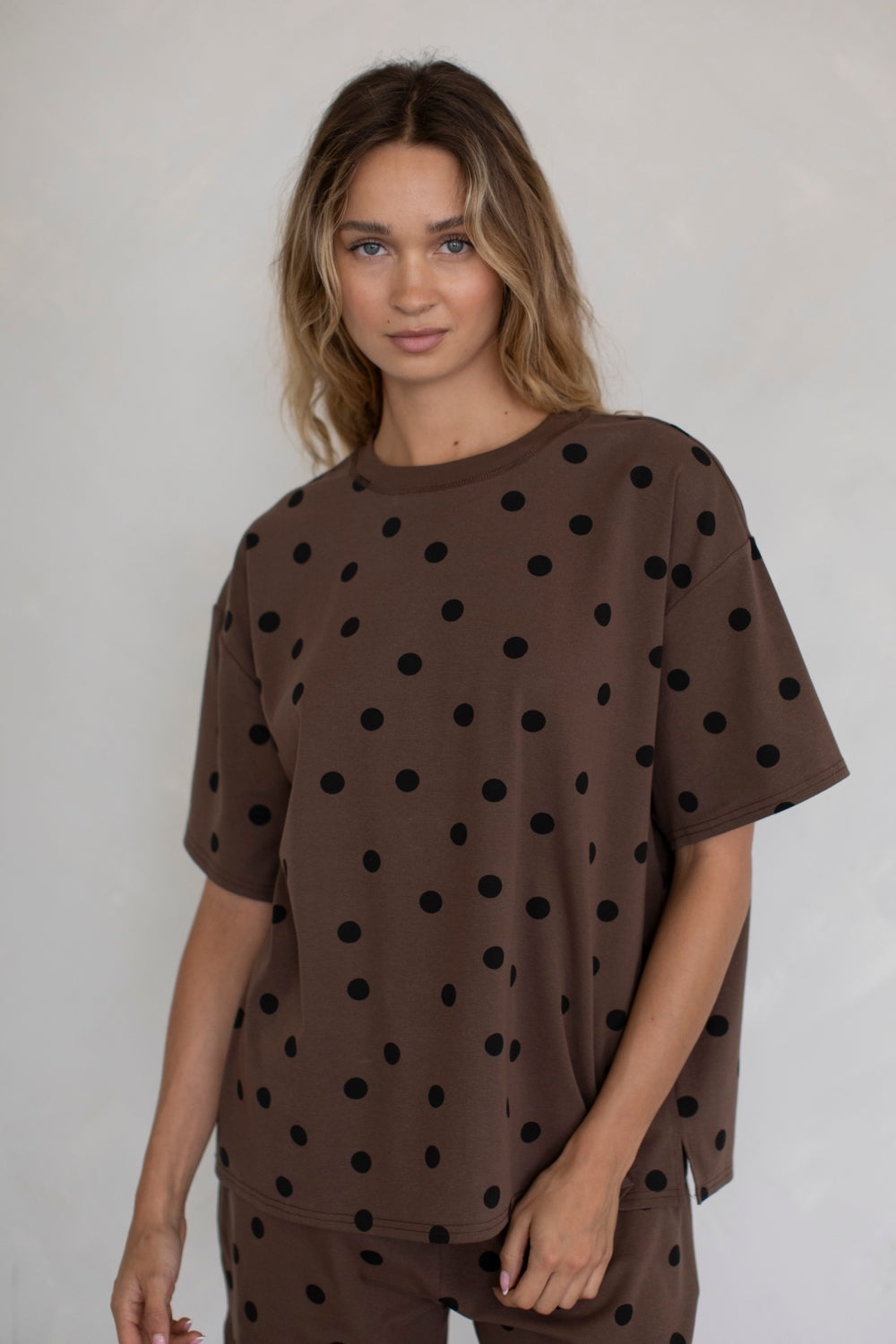 Espresso Polkadot Tee