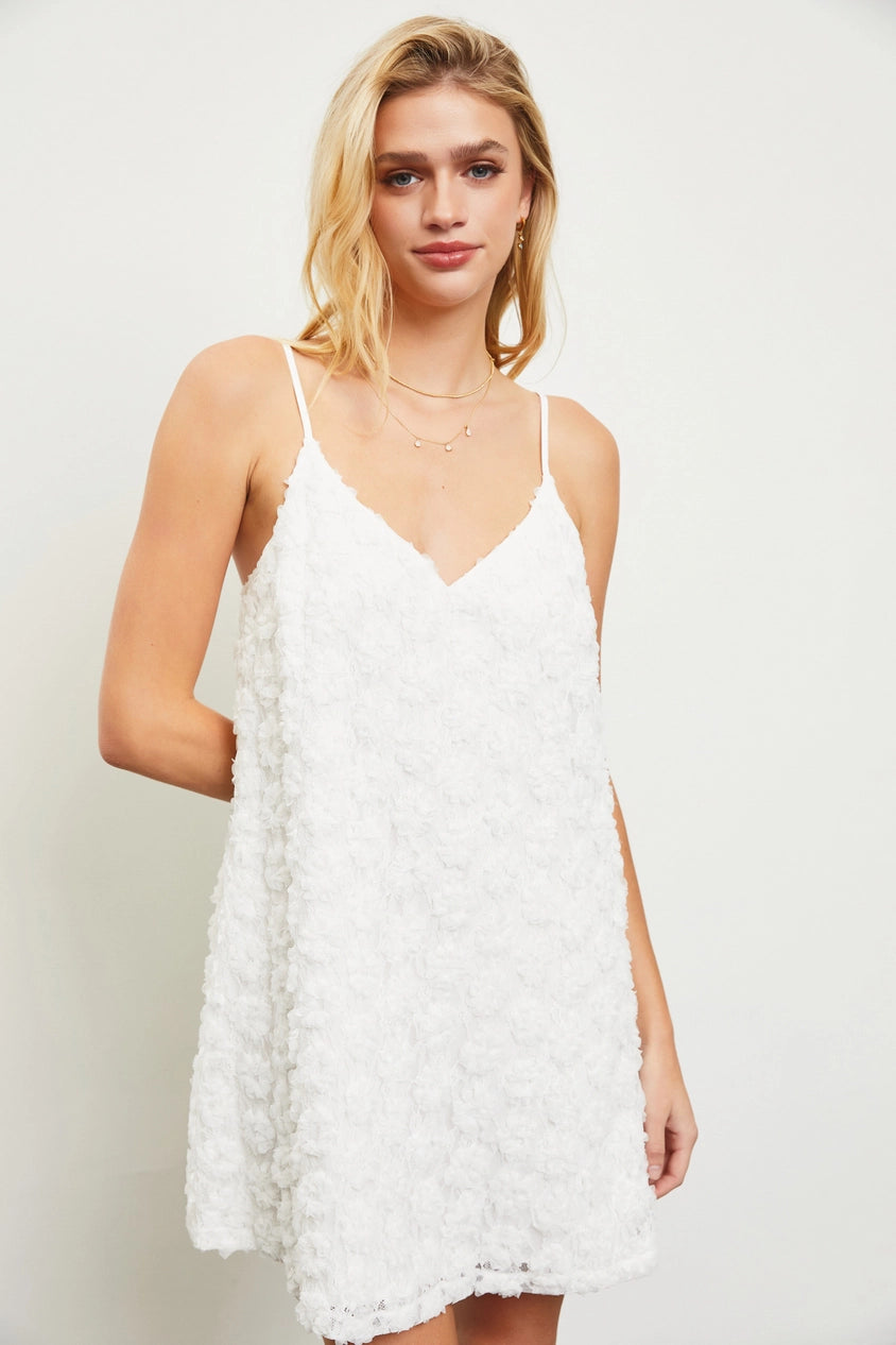 Sabrina White Mini Dress