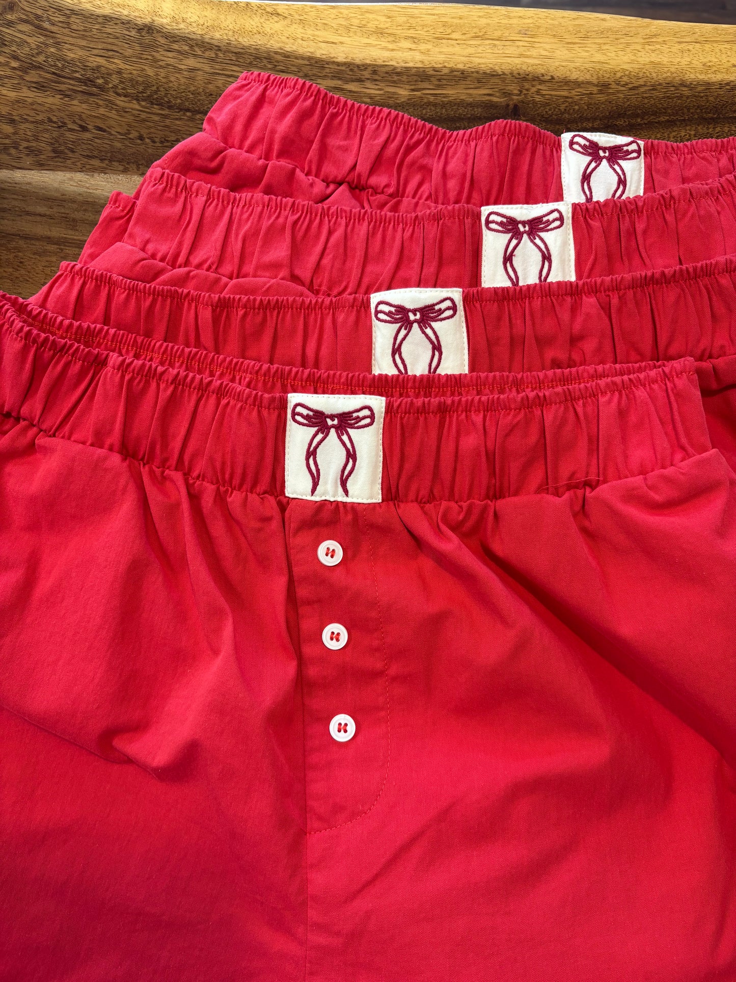 Kate Red Boxer Shorts