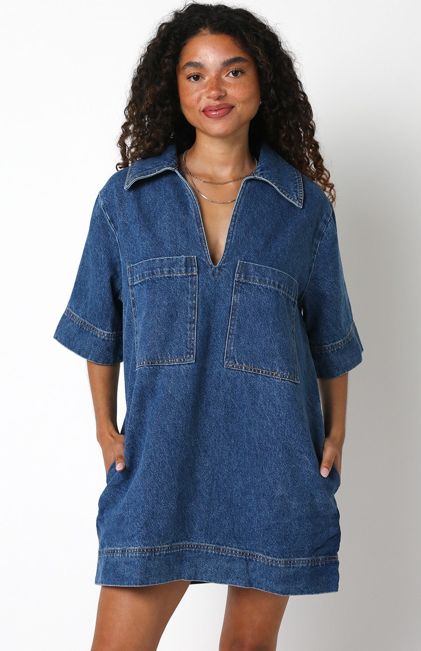 Tate Denim Mini Dress