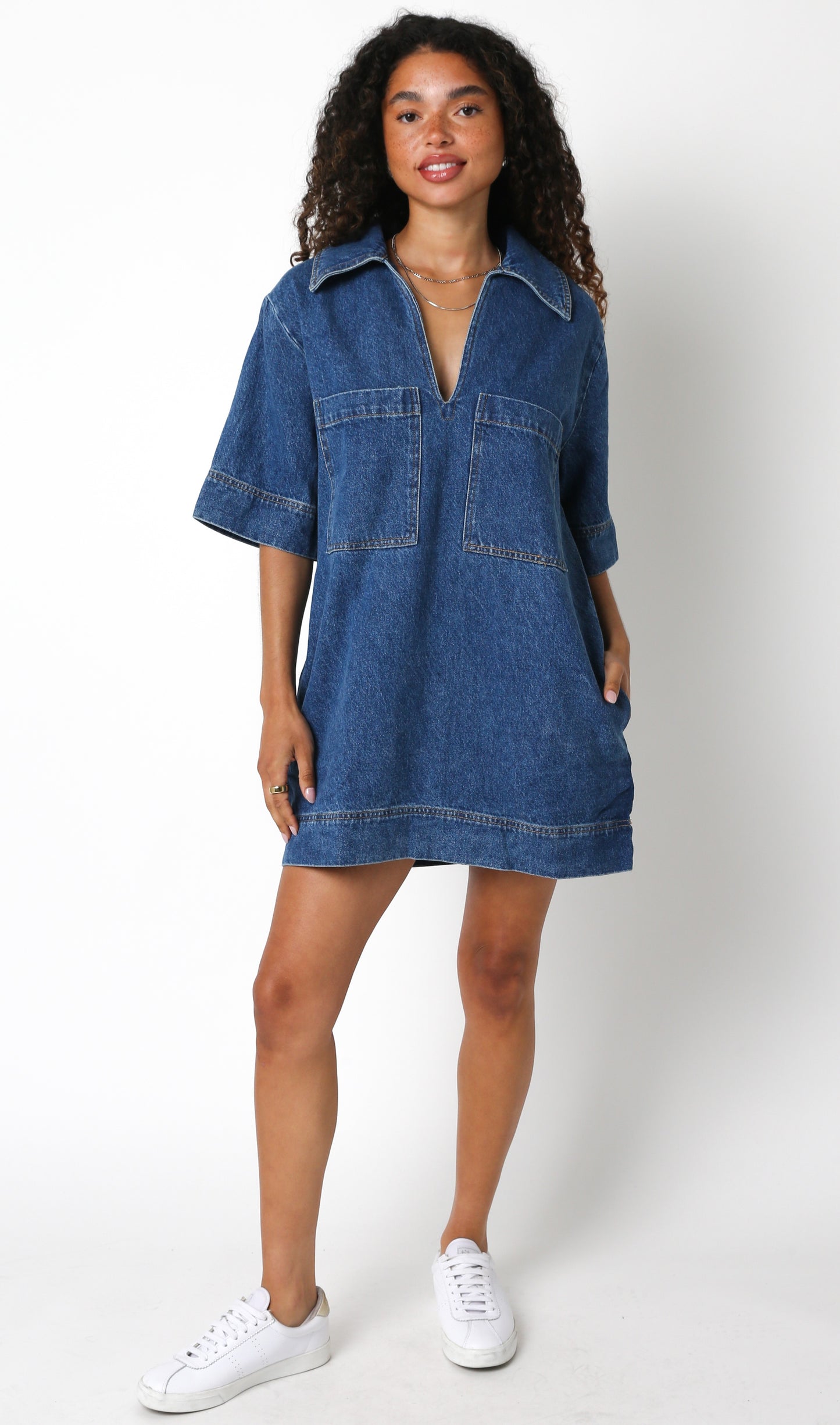 Tate Denim Mini Dress