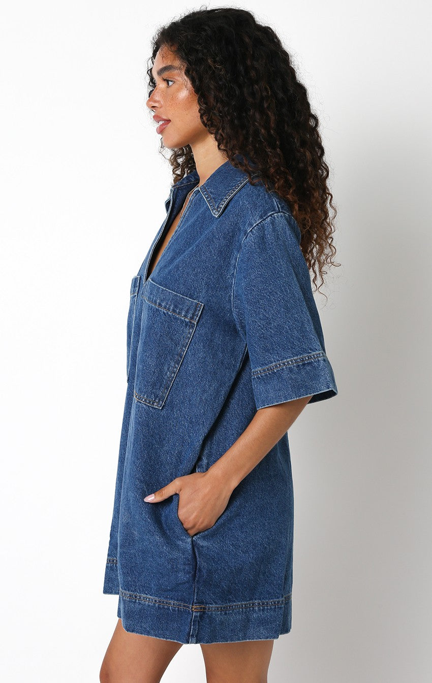 Tate Denim Mini Dress