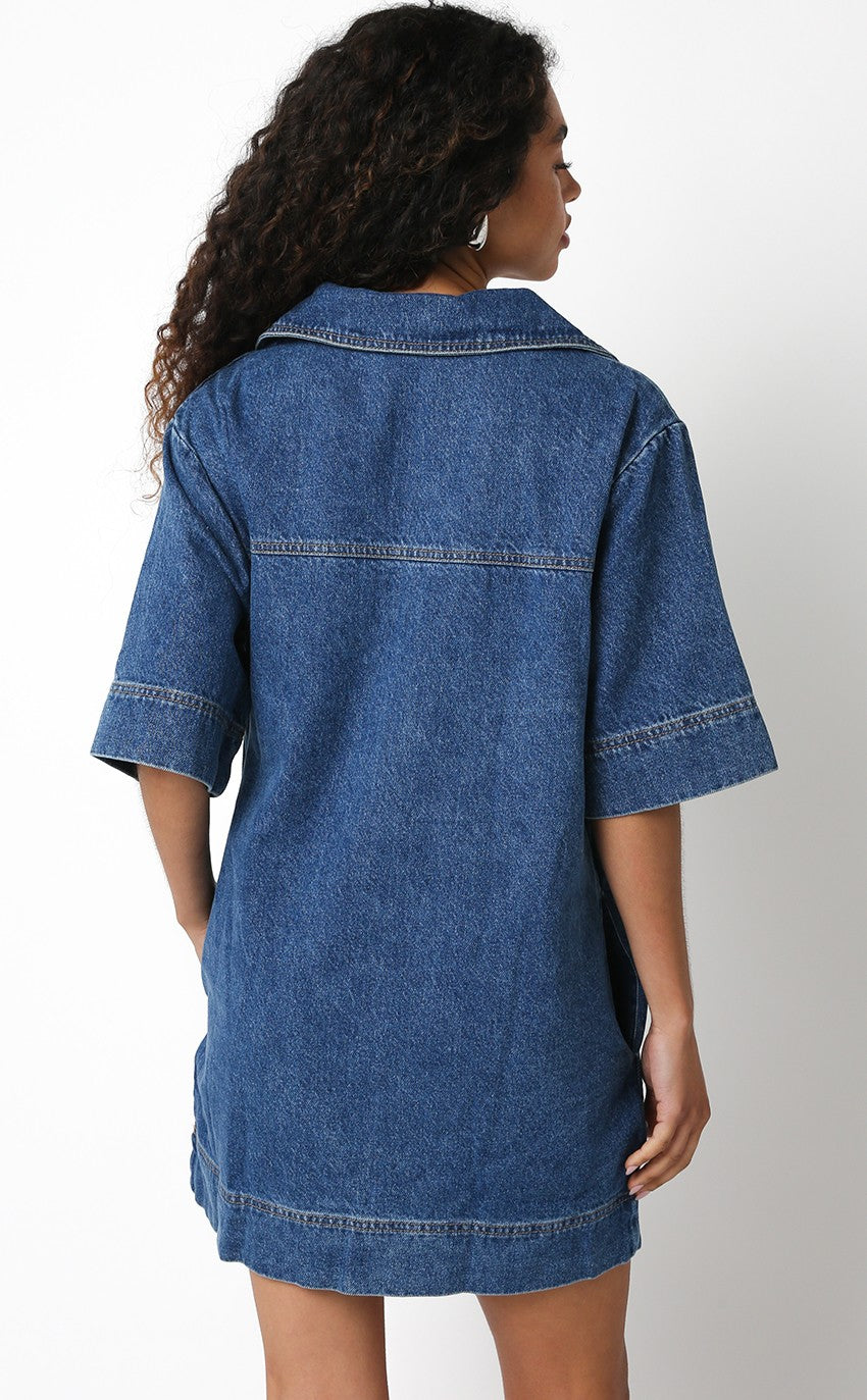 Tate Denim Mini Dress