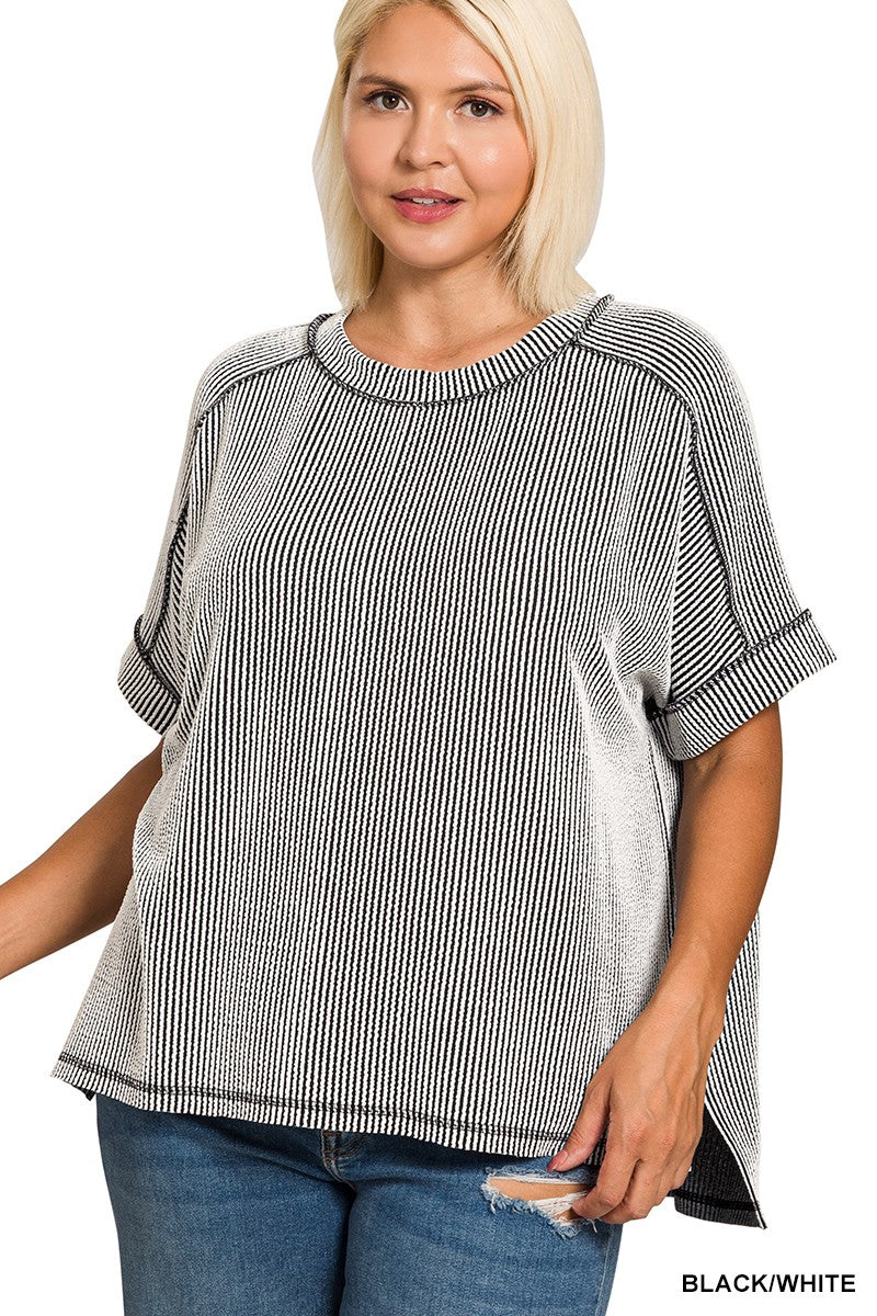Lauren Ribbed Tops