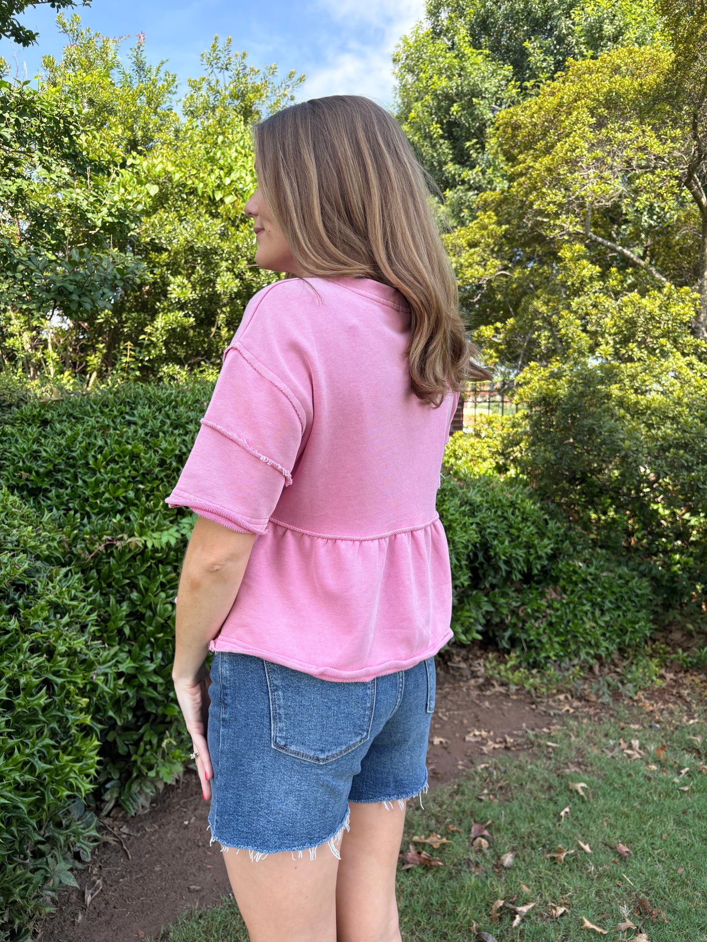 Rachel Pink Blouse