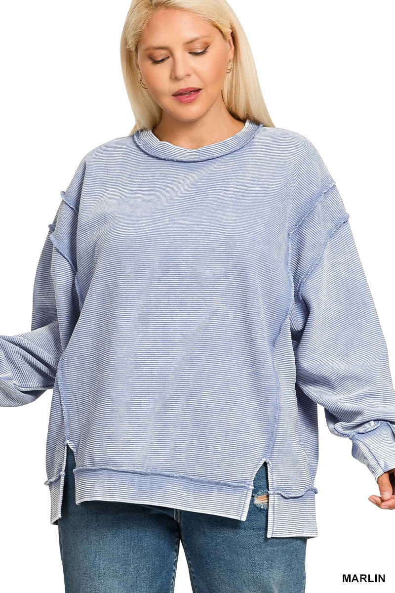 Marlin Ribbed Pullover