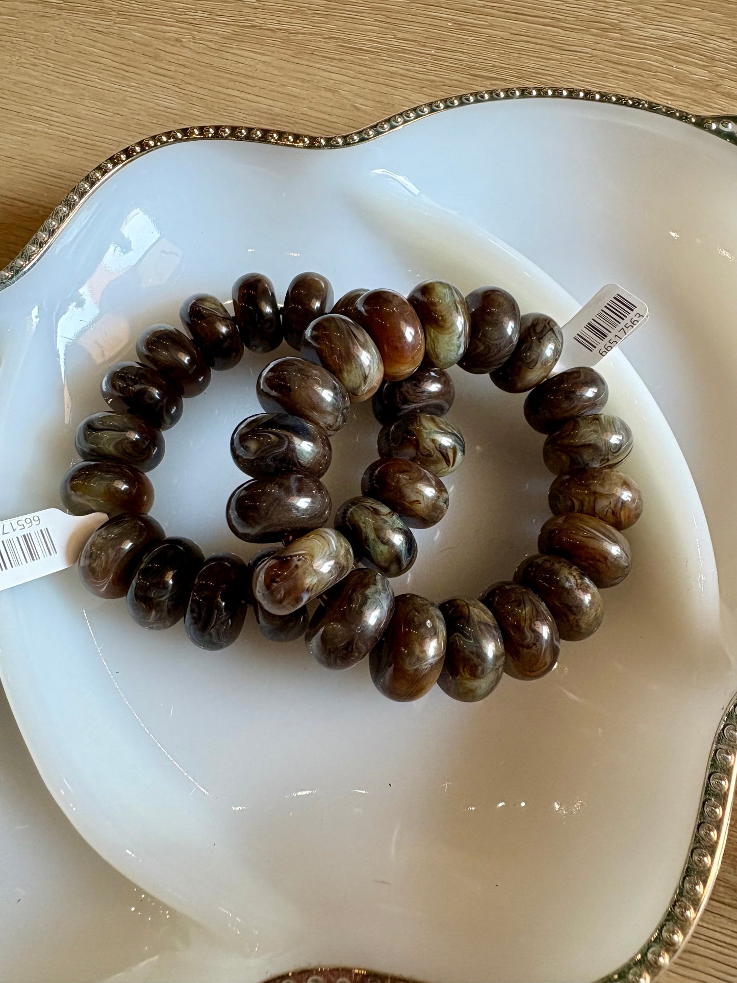 Brown Beaded Bracelets