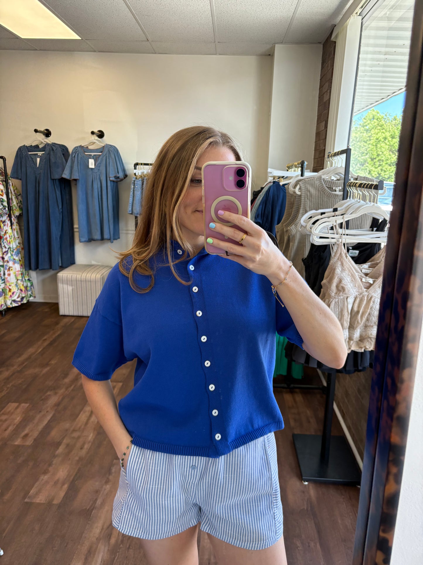 Logan Cobalt Blue Cardigan