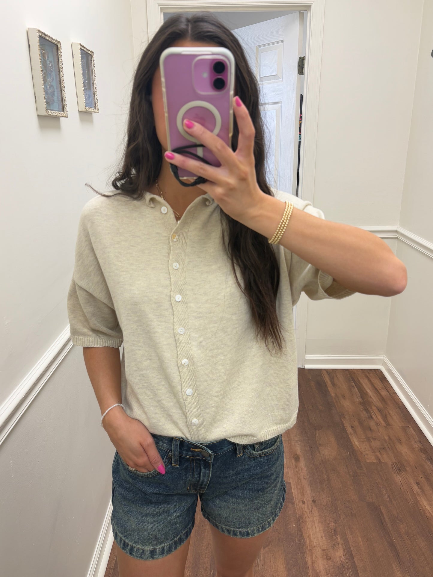 Mid Rise Baggy Vintage Short