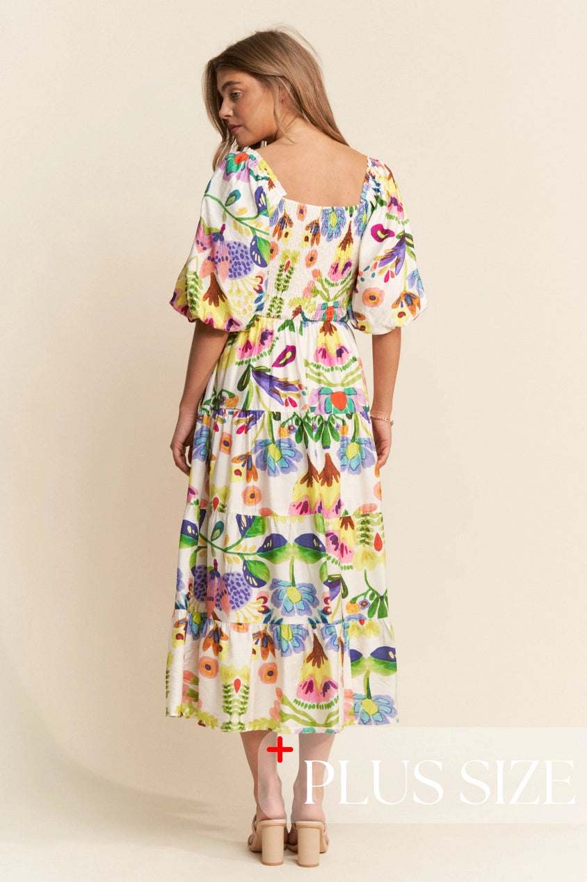 Jasmine Floral Maxi Dress