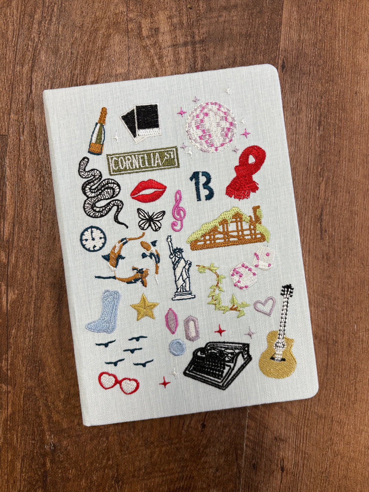 Eras Embroidered Notebook