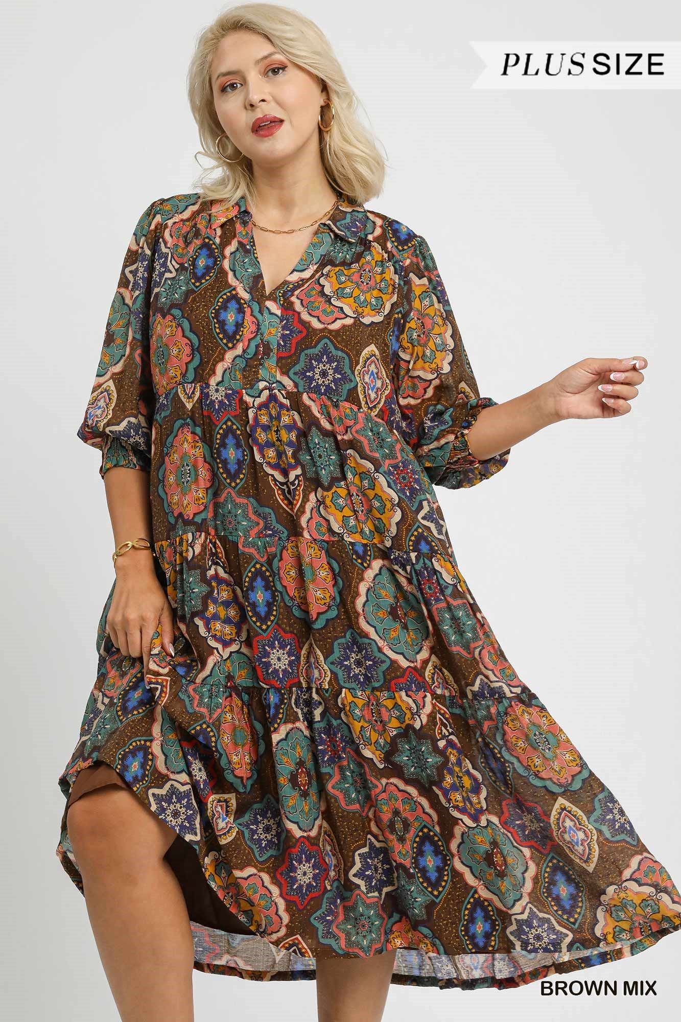 Selena Printed Maxi Dress