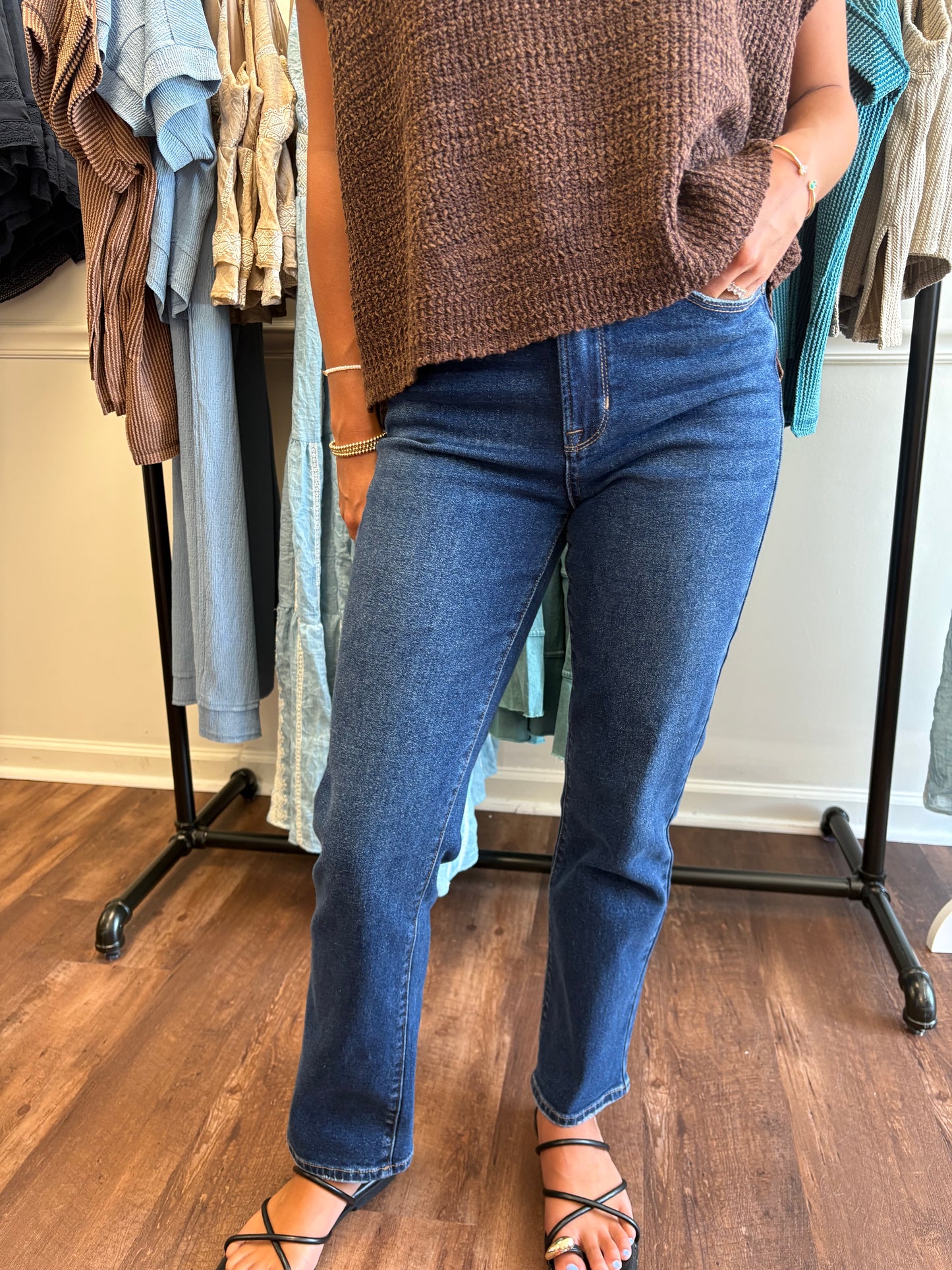 Dark Straight Denim