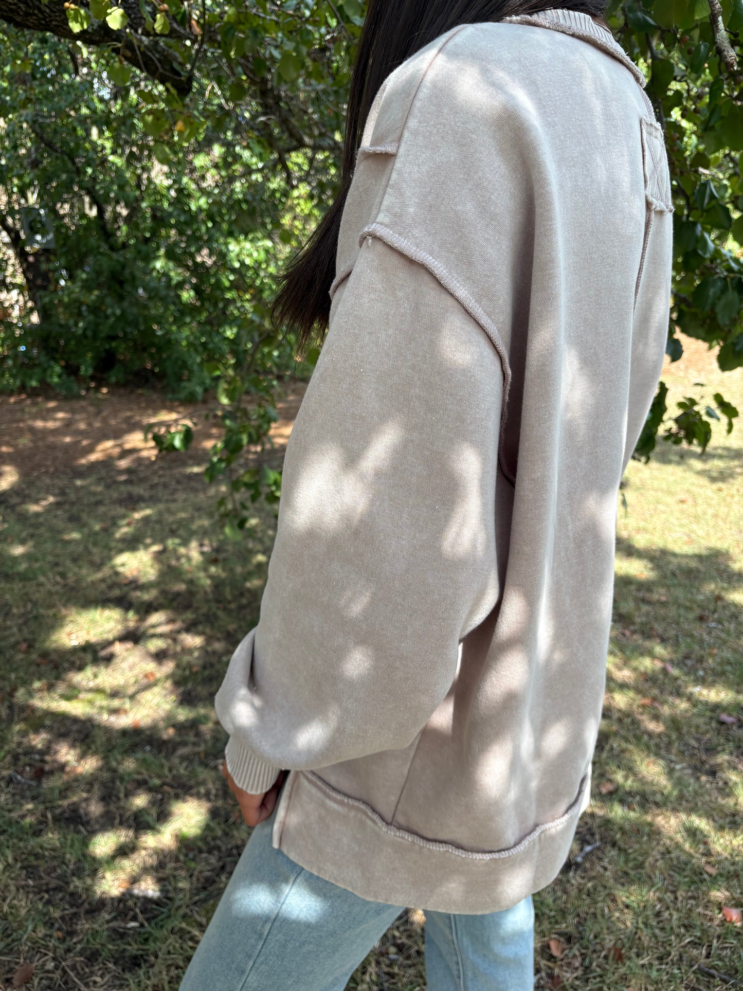 Cait Ash Mocha Pullover