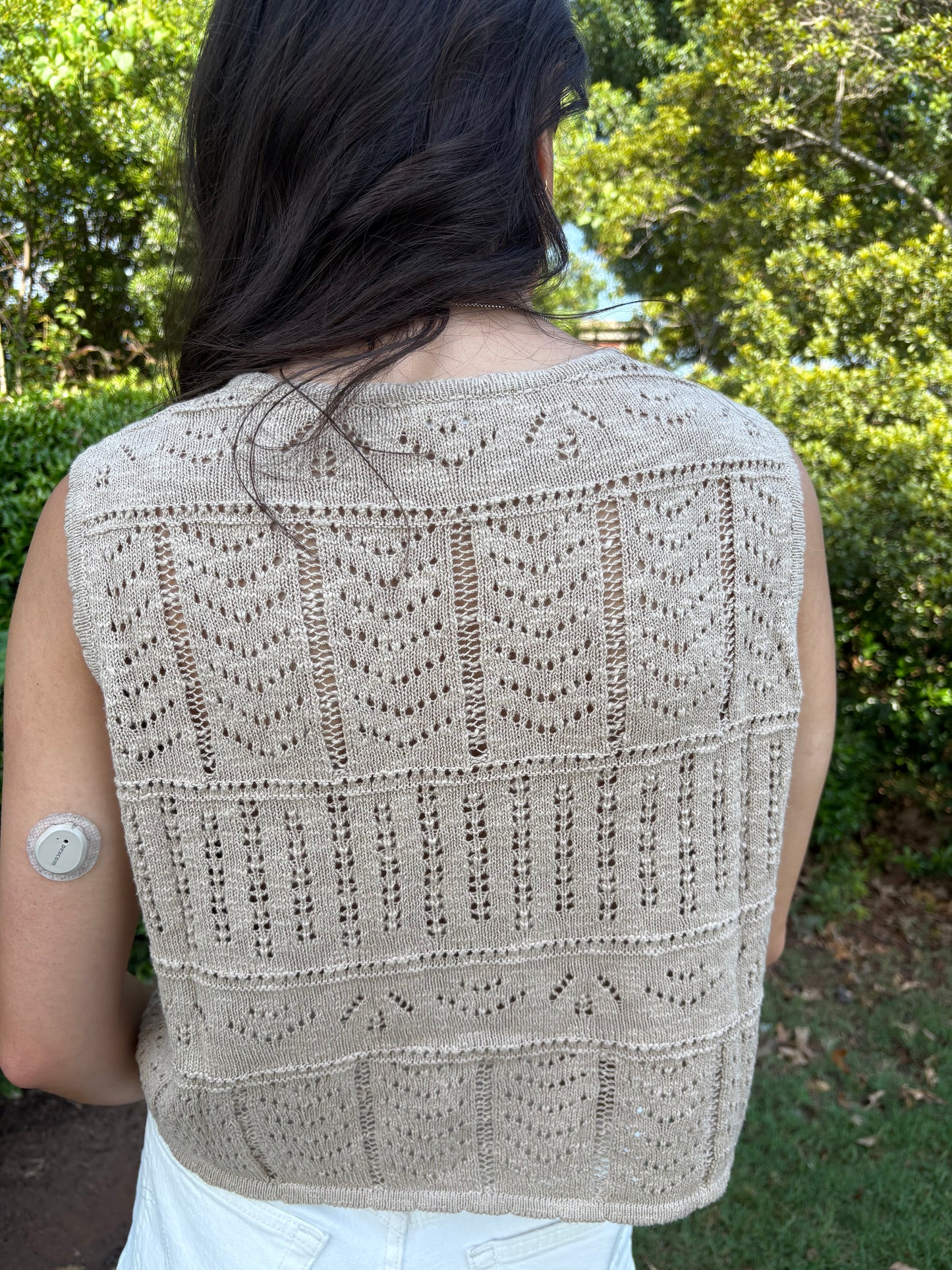Flora Crochet Knit Tank