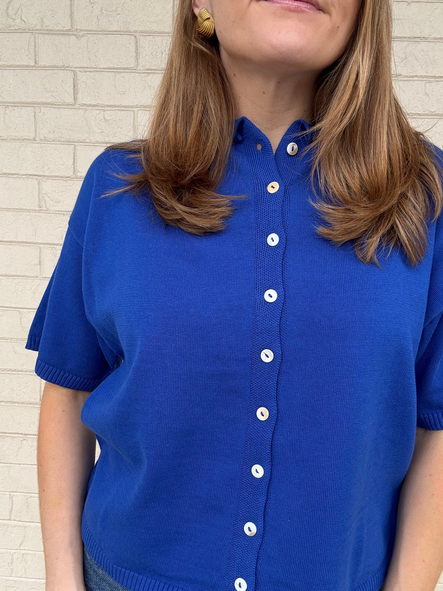 Logan Cobalt Blue Cardigan
