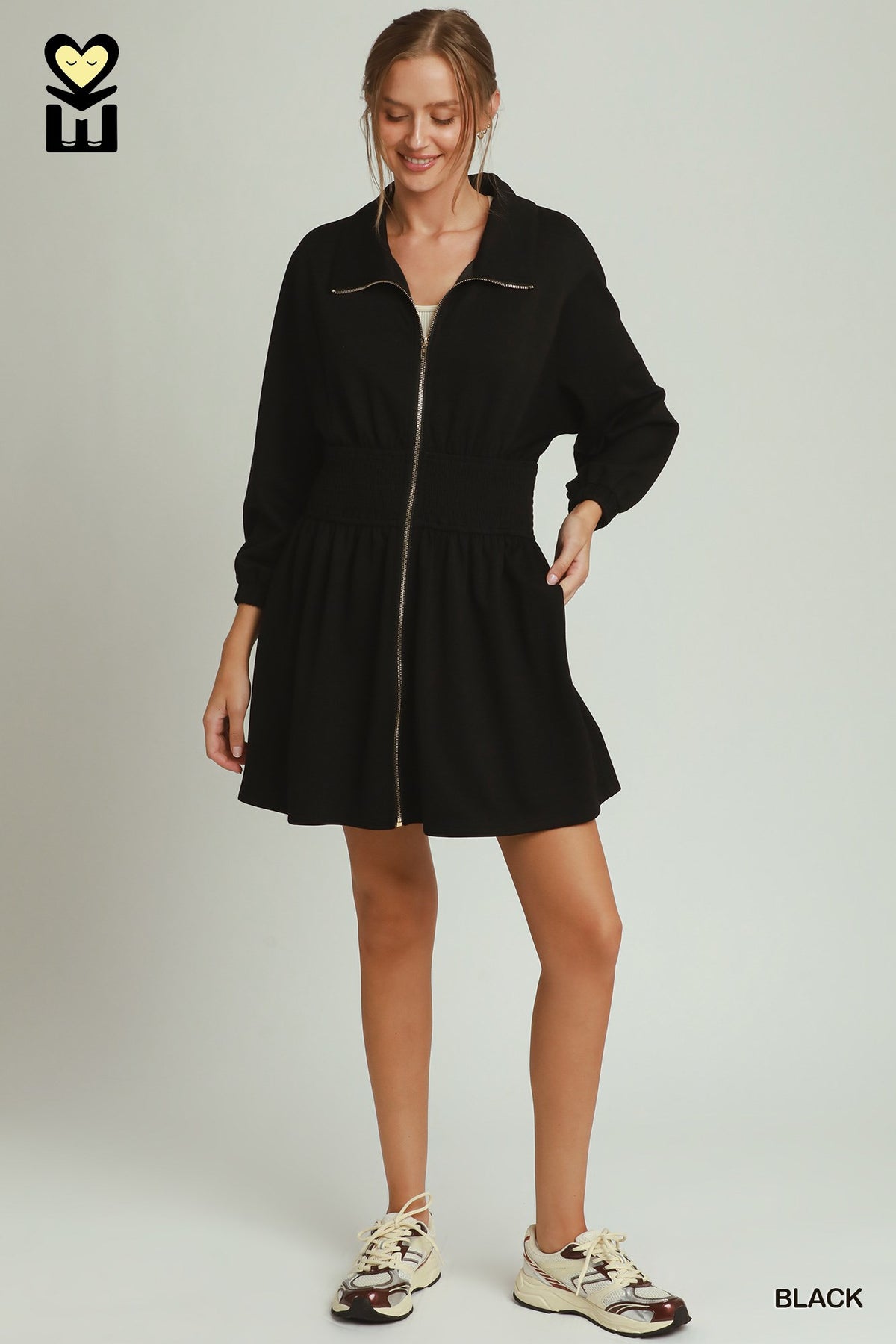 Running Errands Black Dress