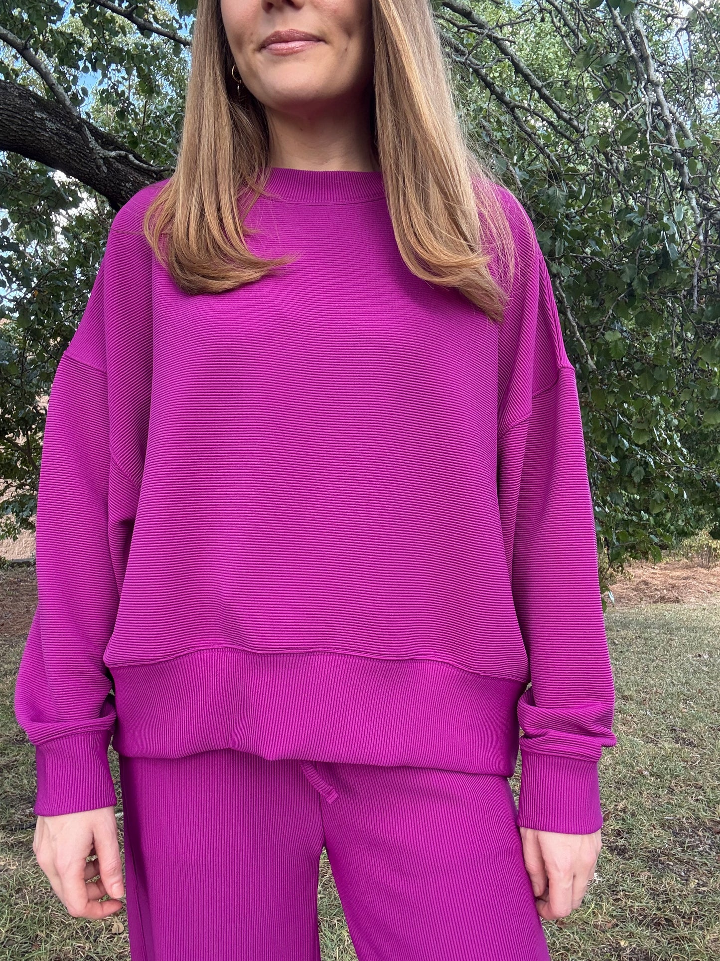 Kennedy Plum Matching Set