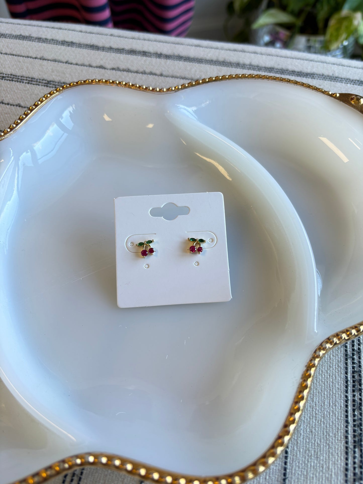 Cherry Stud Earrings