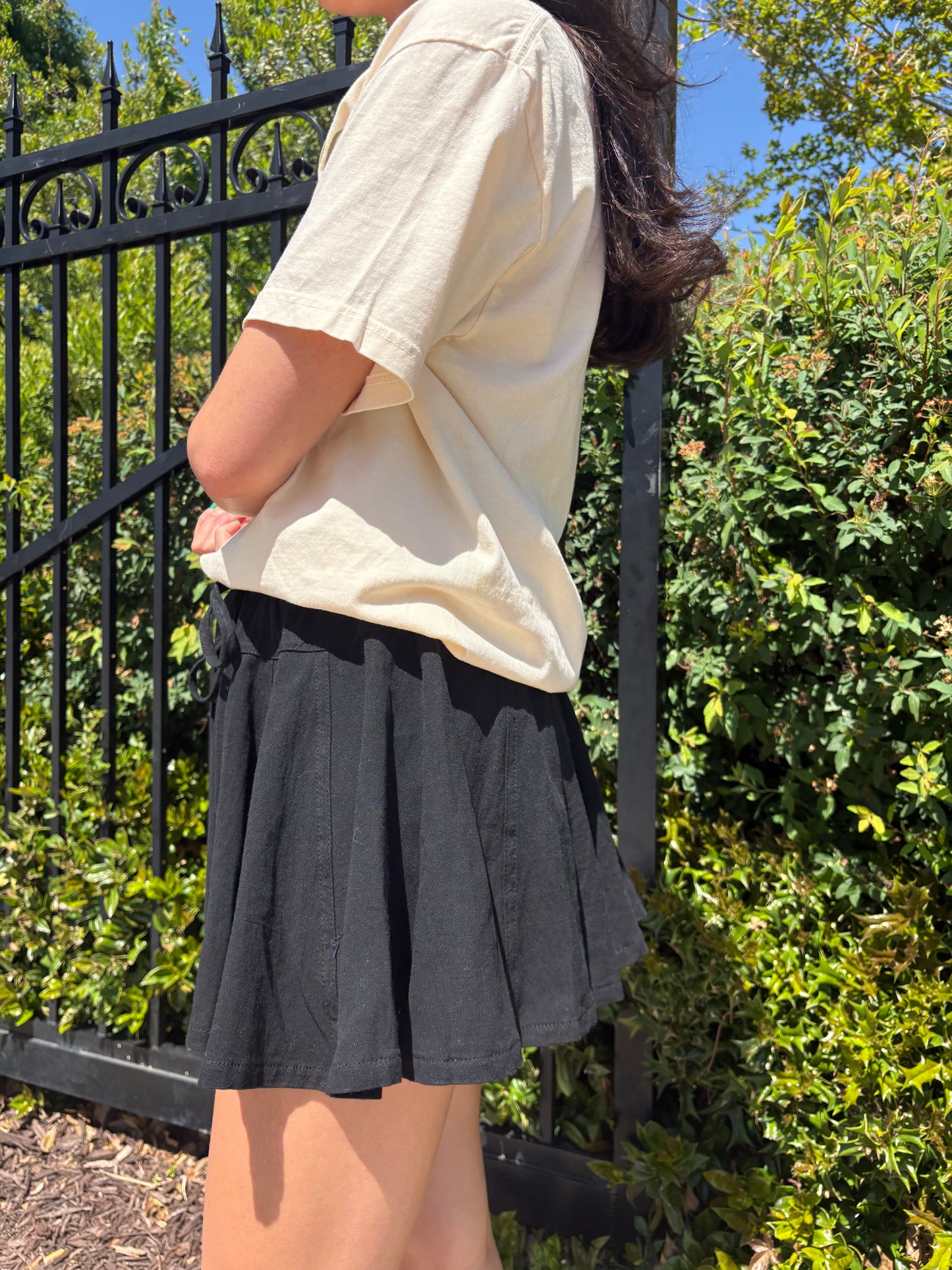 Gracie Black Skort