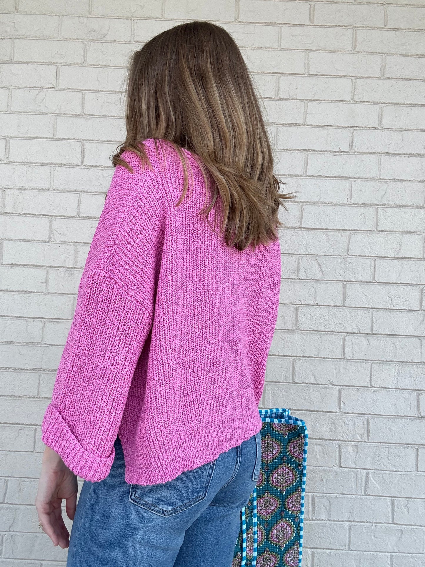 Wren Pink Sweater Top