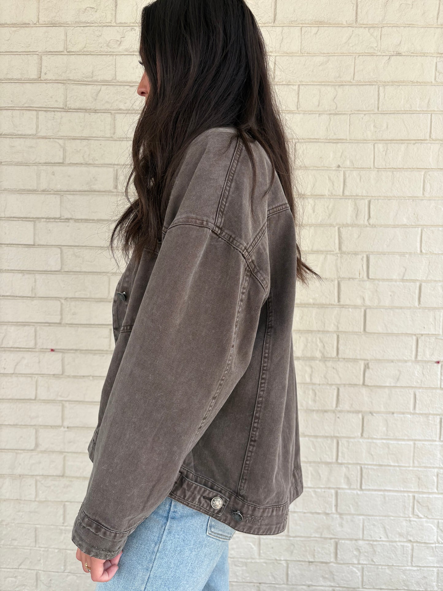Espresso Denim Jacket