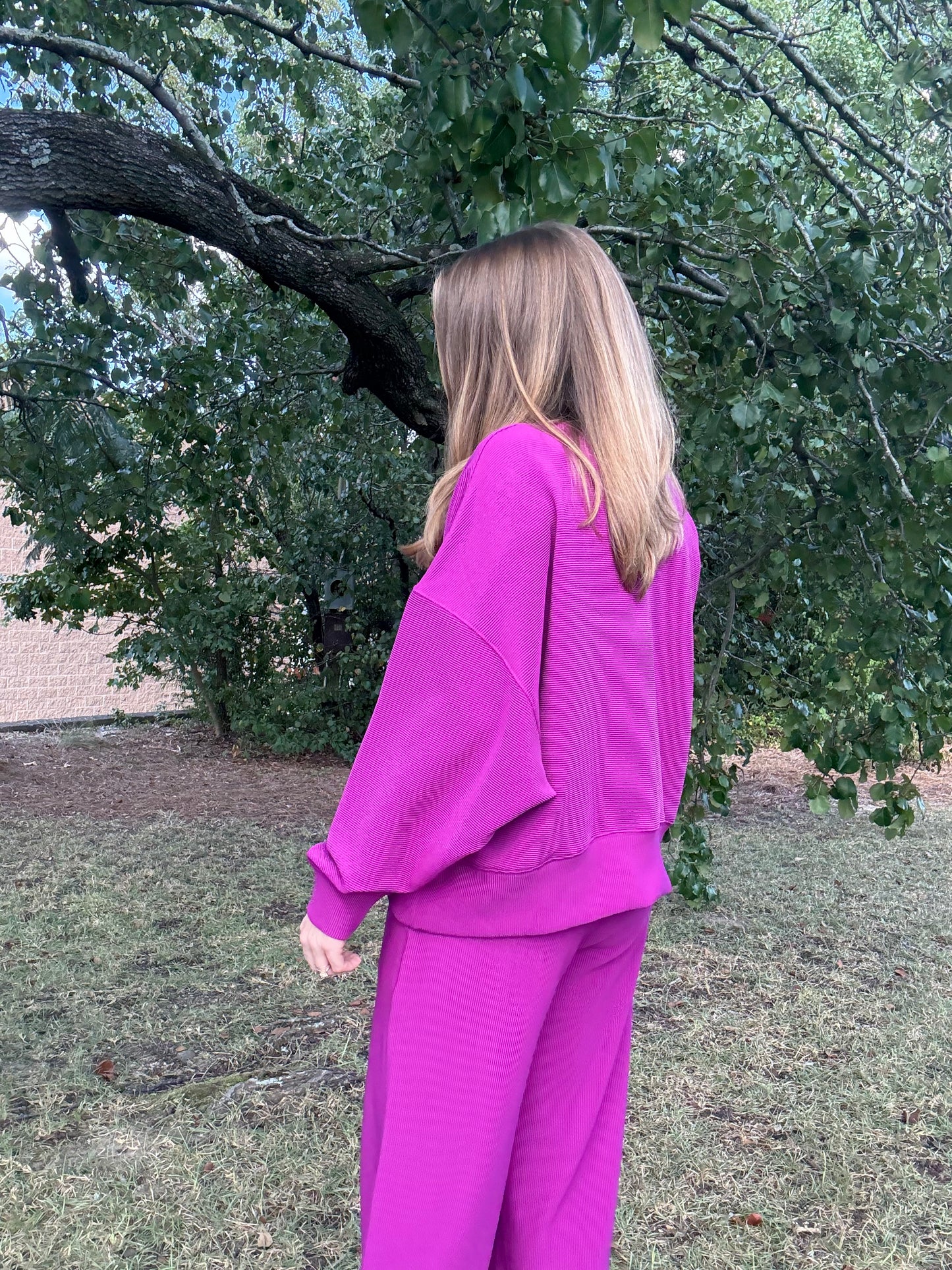 Kennedy Plum Matching Set