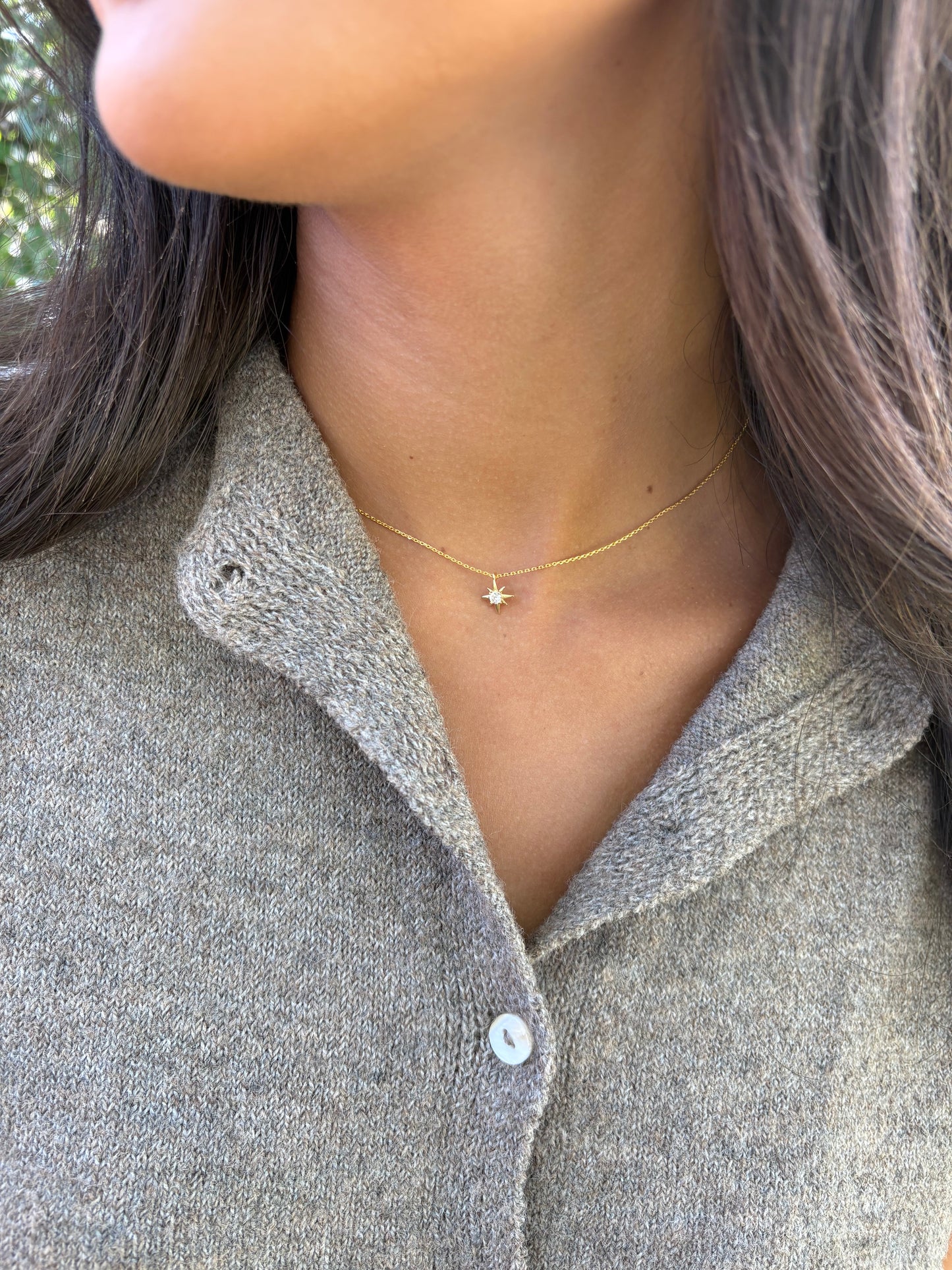 Gold Mini Star Necklace
