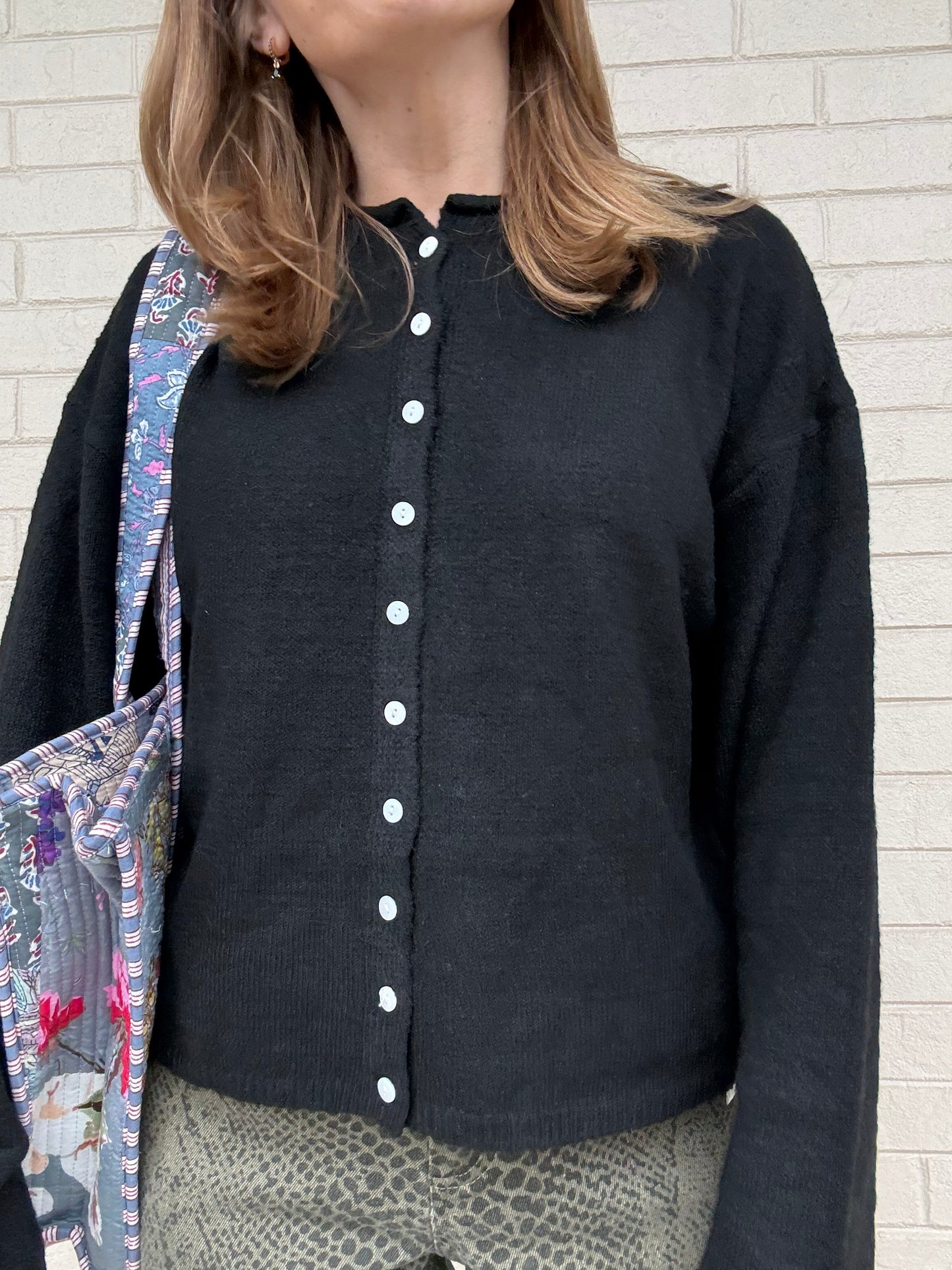 Jacie Black Cardigan