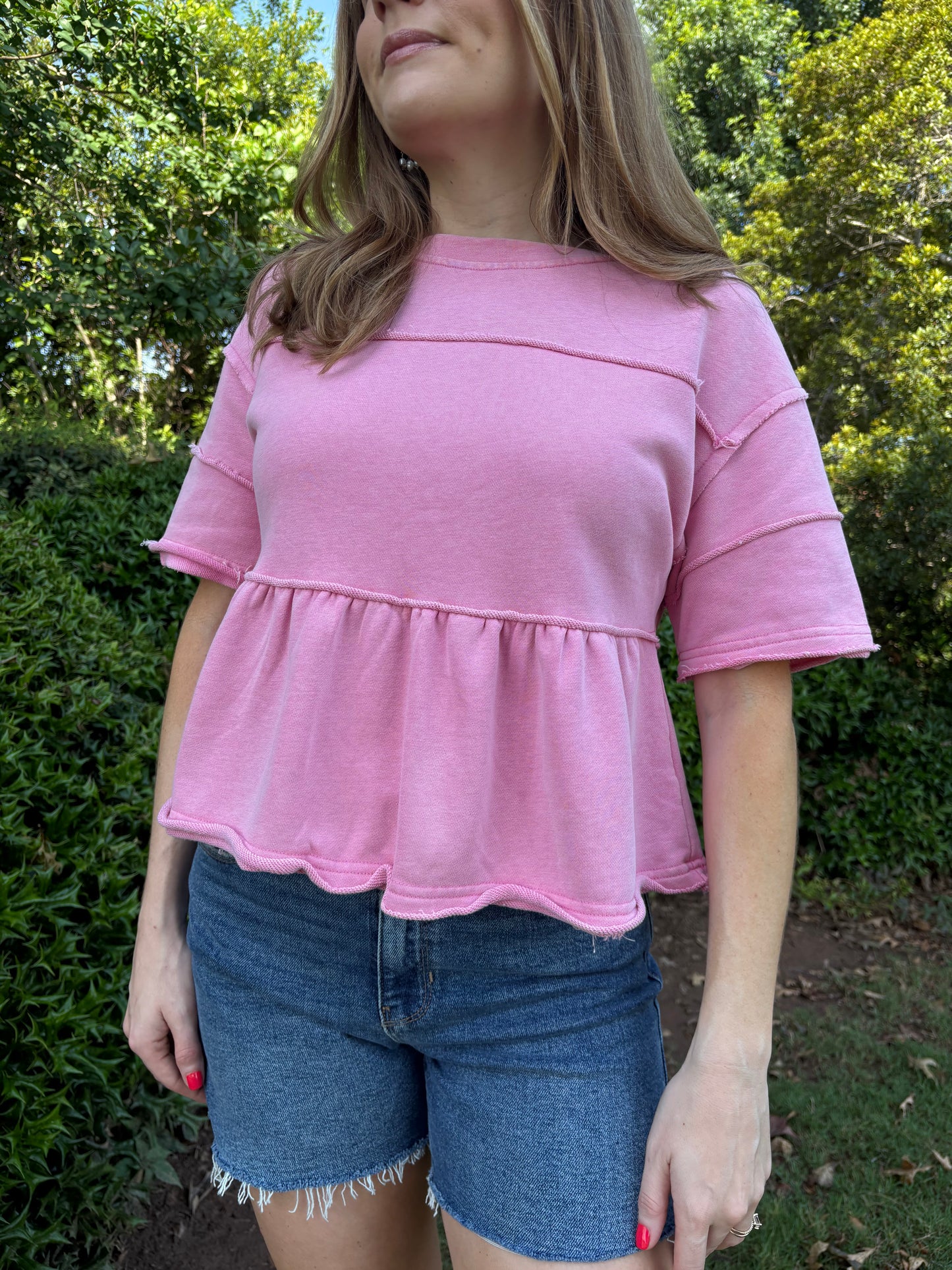 Rachel Pink Blouse