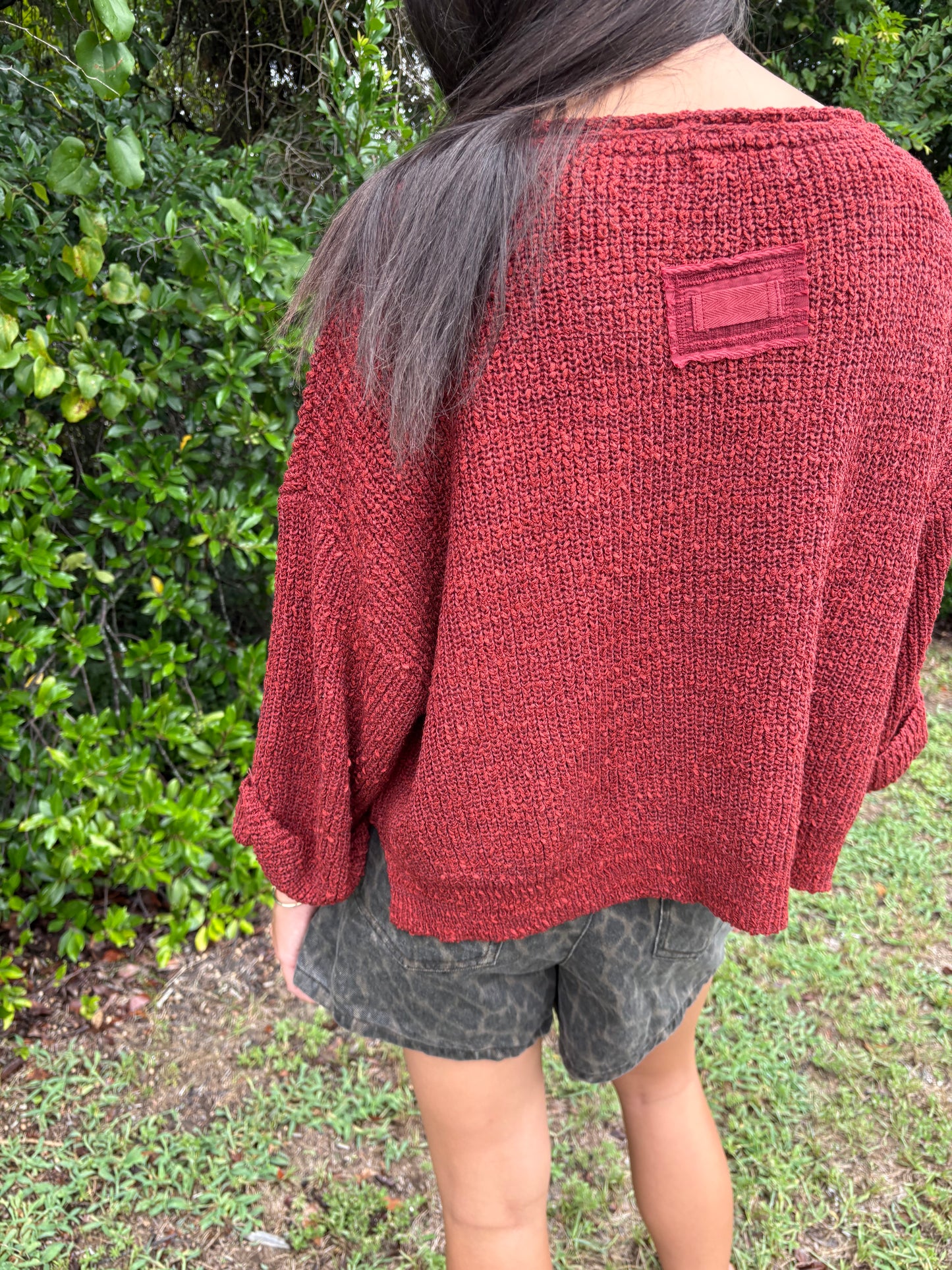 Wren Rust Sweater Top