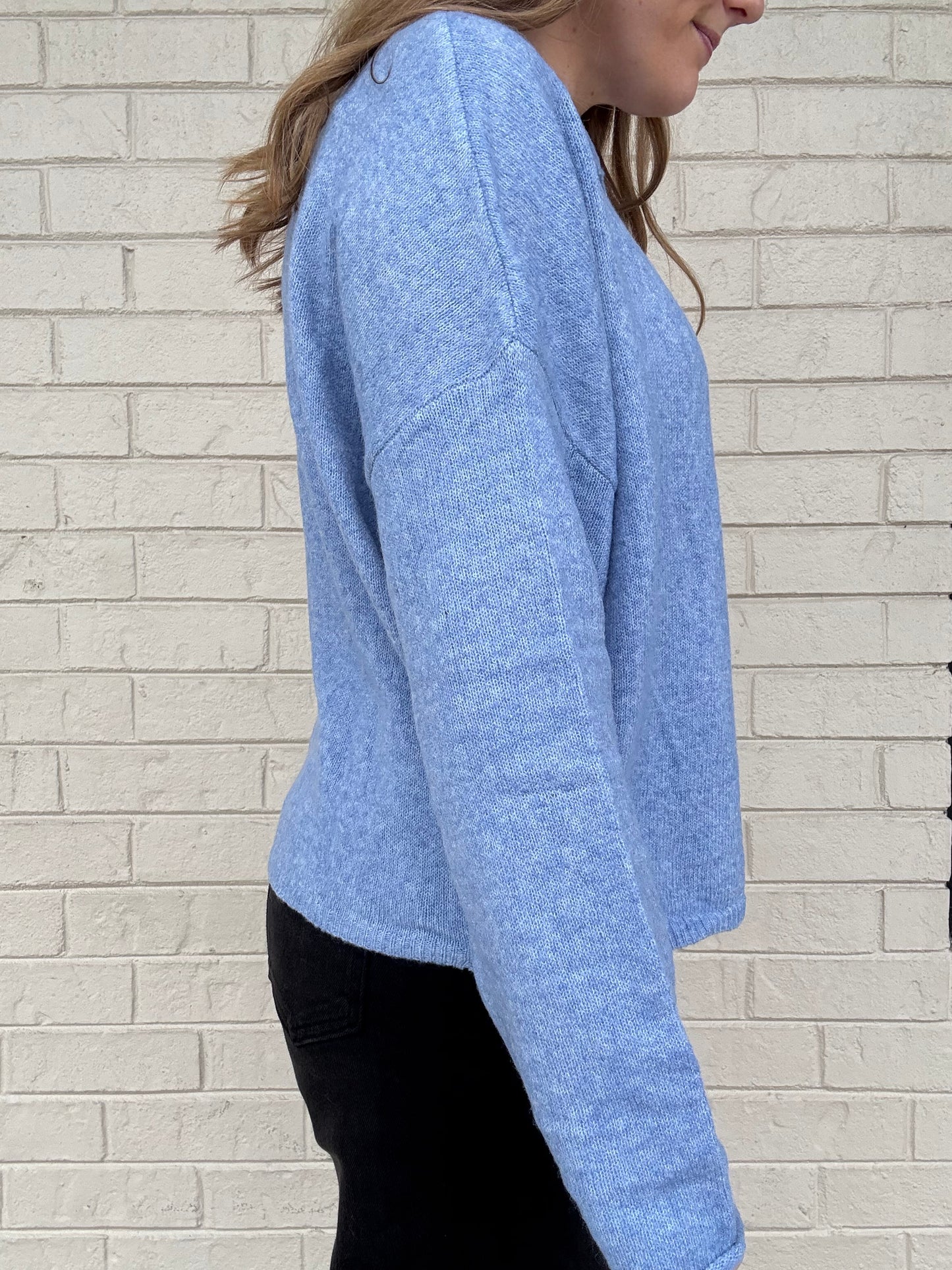 Dusty Blue Piper Cardigan