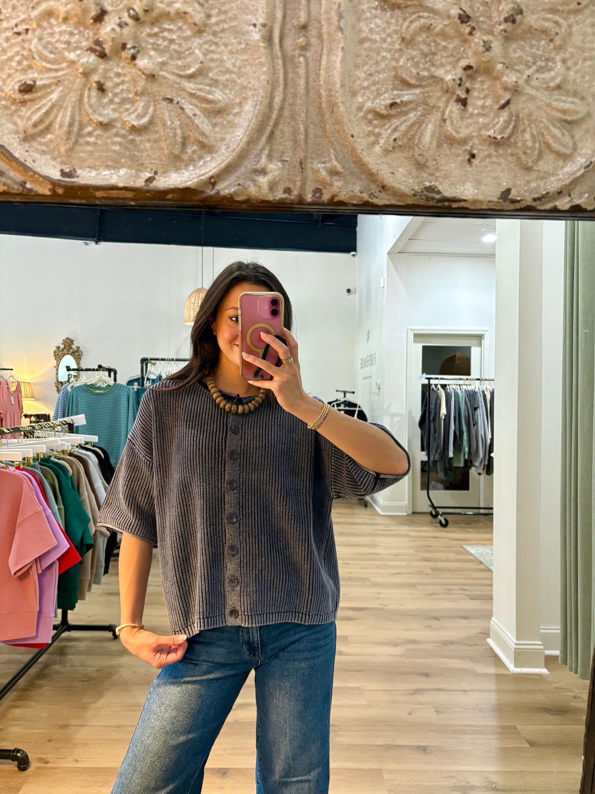 Washed Ribbed Cardigans