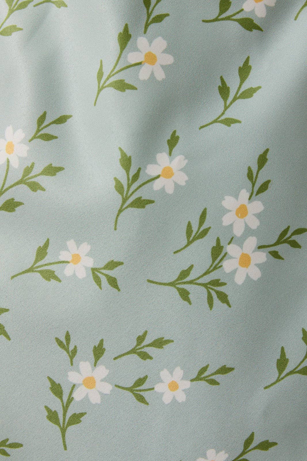 Mint Floral Midi Dress