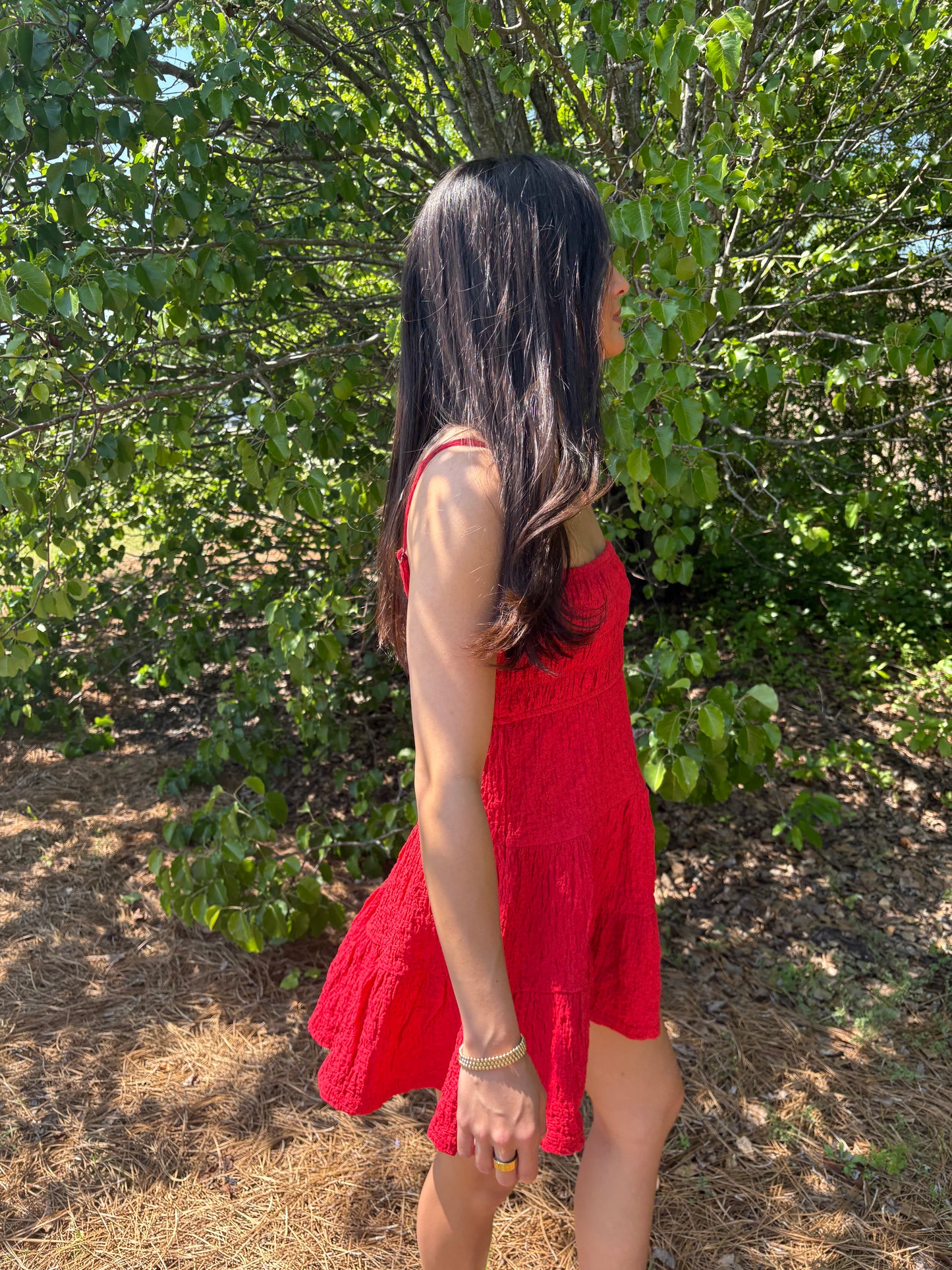 Phoebe Red Mini Dress