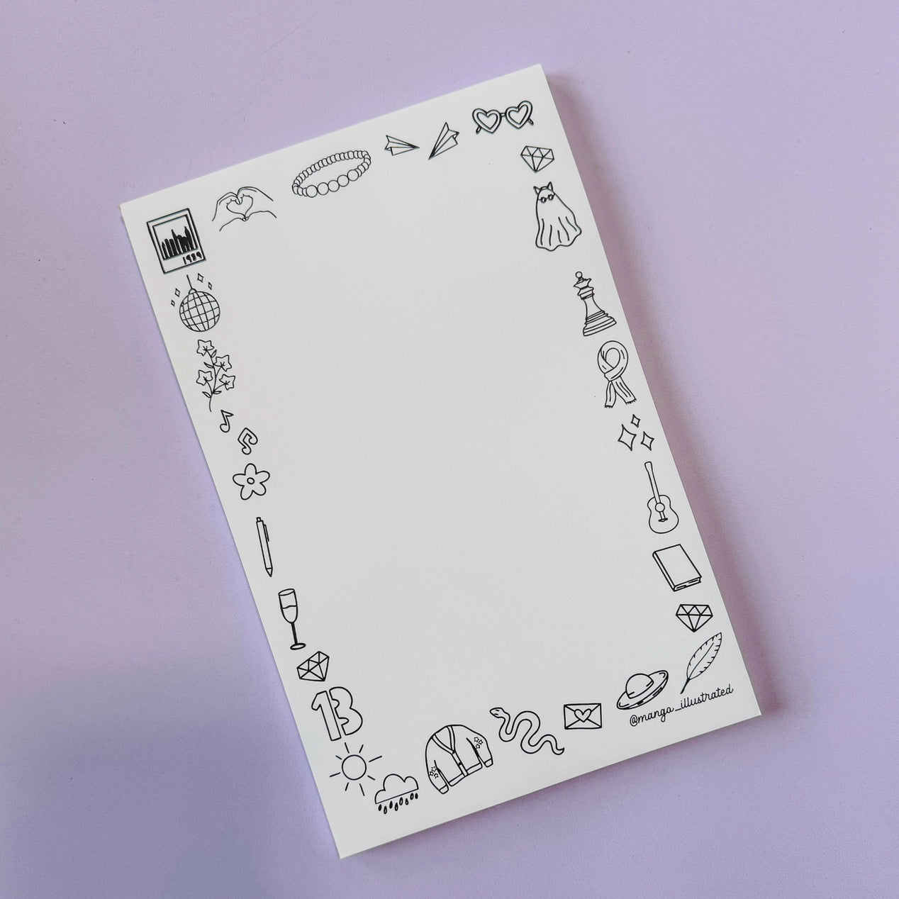 Eras Color-in Doodle Notepad