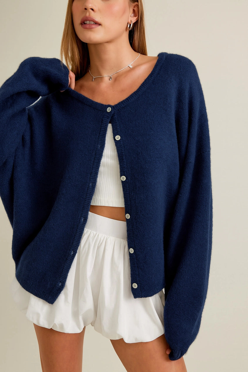 Maeve Navy Cardigan