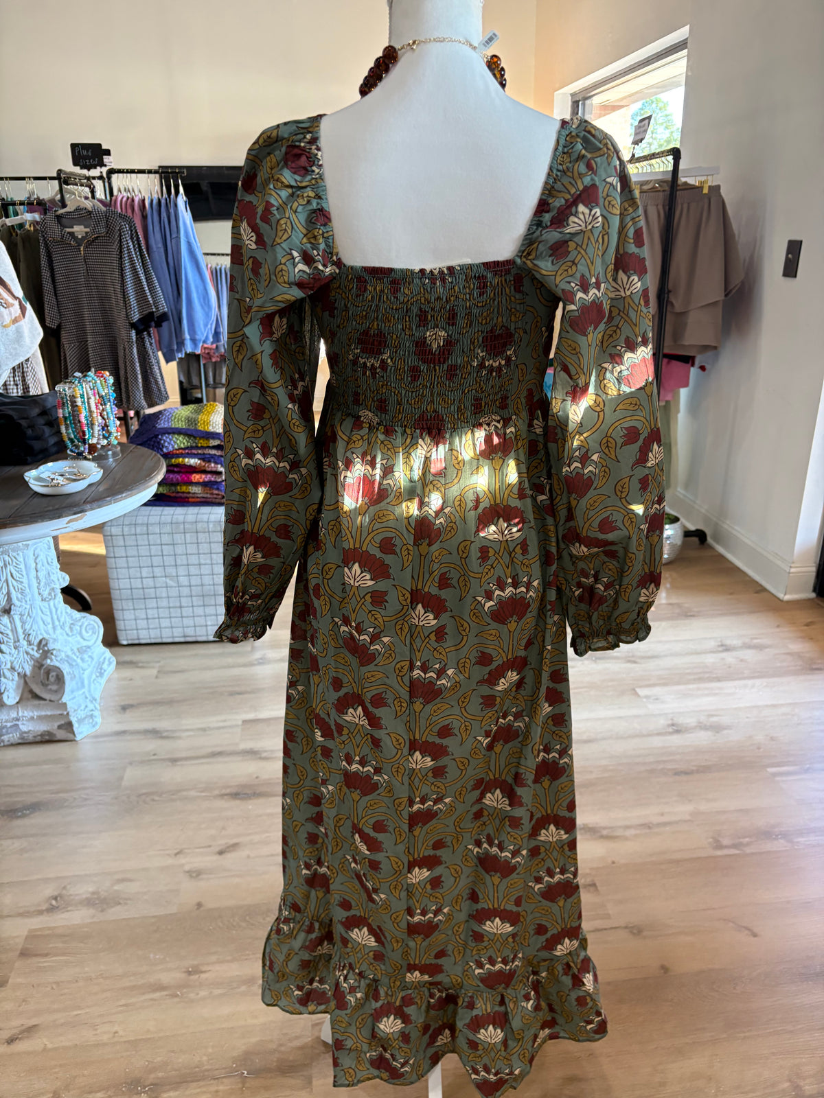 Evergreen Maxi Dress