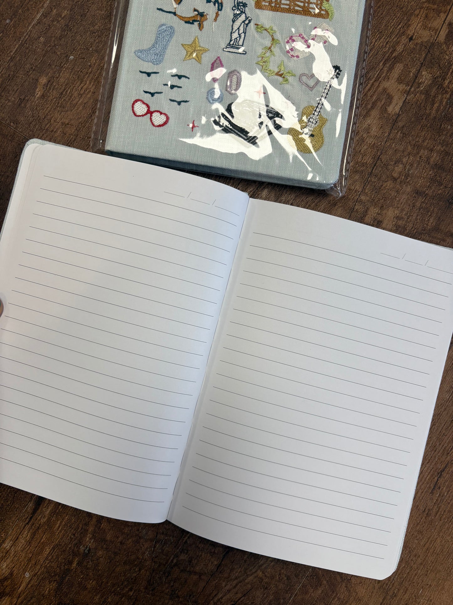 Eras Embroidered Notebook