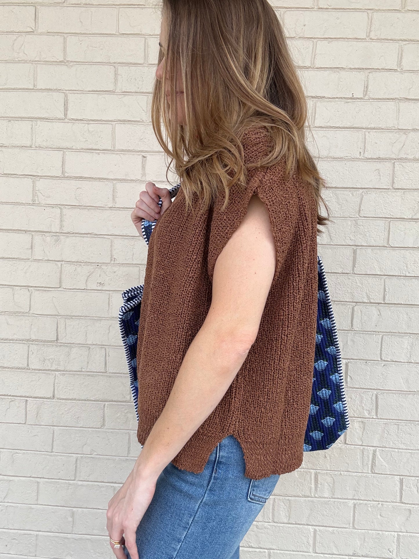 Jules Camel Sweater Top