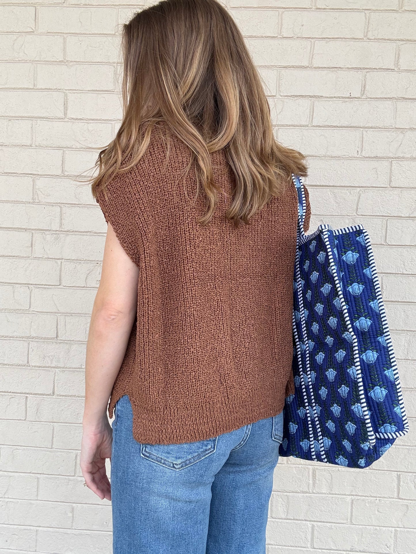 Jules Camel Sweater Top